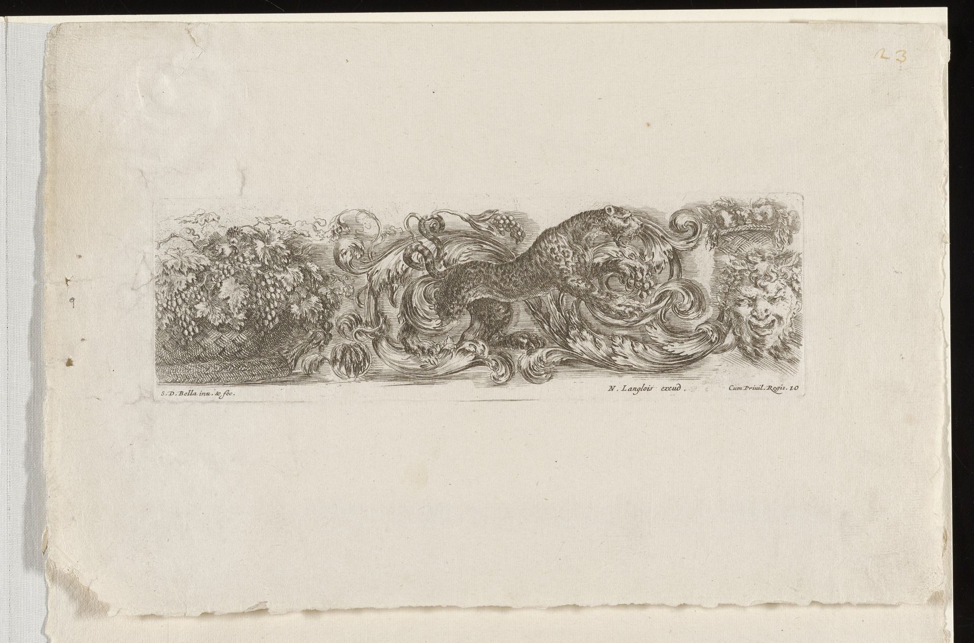 Plate 10 by Stefano della Bella