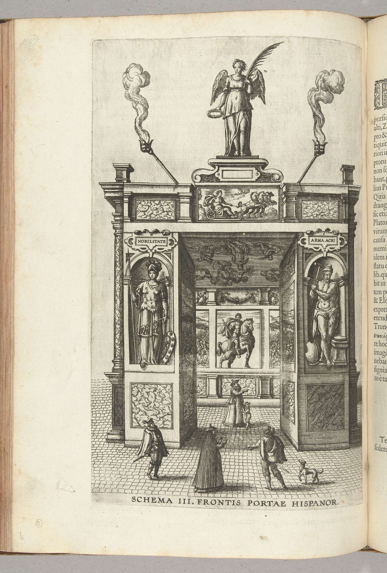 Spaanse triomfpoort (oostzijde), 1594 by Pieter van der (I) Borcht