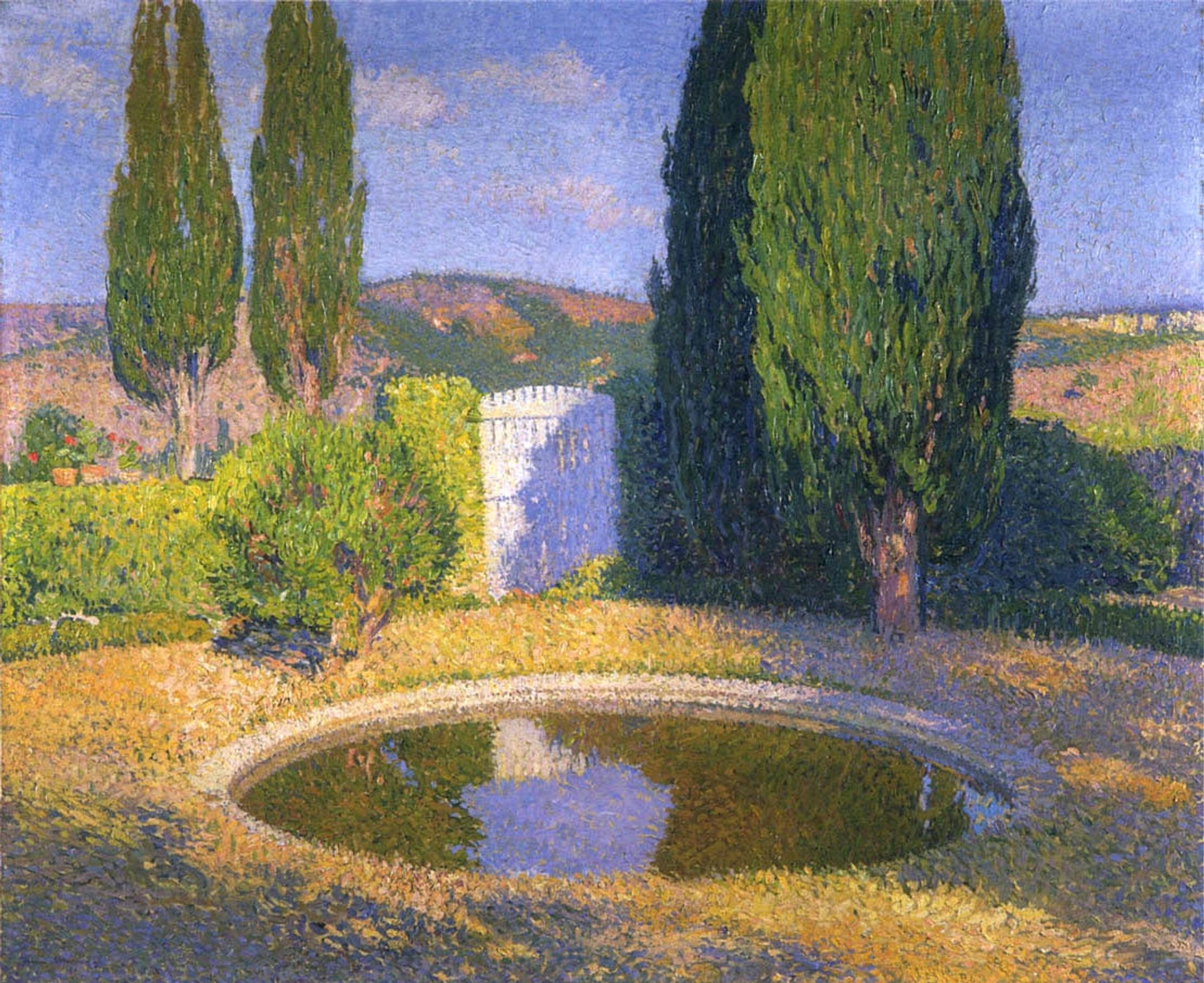Fountain in Summer by Henri Martin