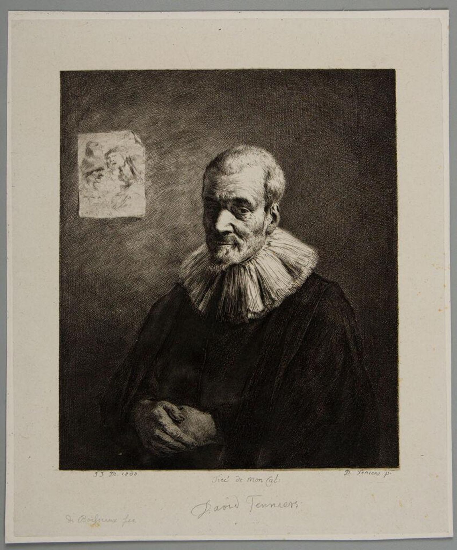 Man with Crossed Hands by Jean Jacques de Boissieu