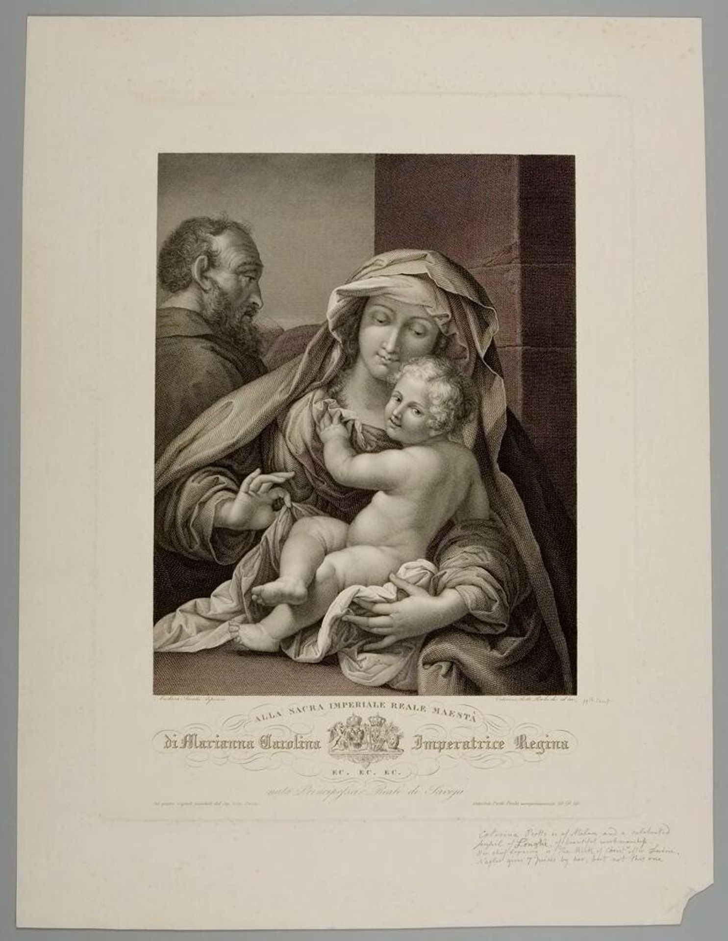 Holy Family by Caterina Piotti-Pirola