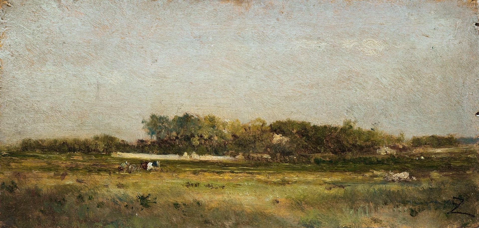 Saint-Ouen by Félix Ziem