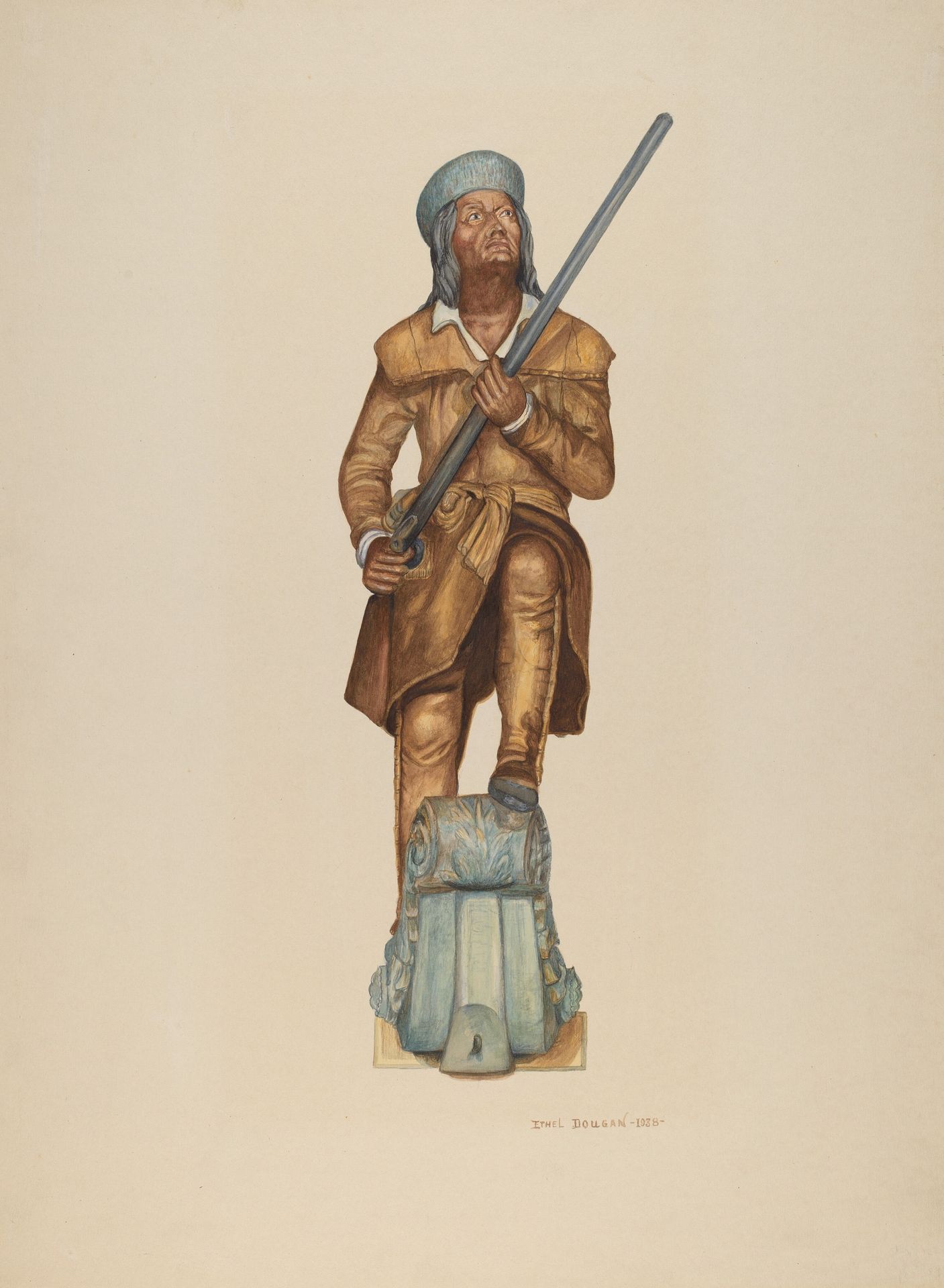 Figurehead: Davy Crockett by Ethel Dougan