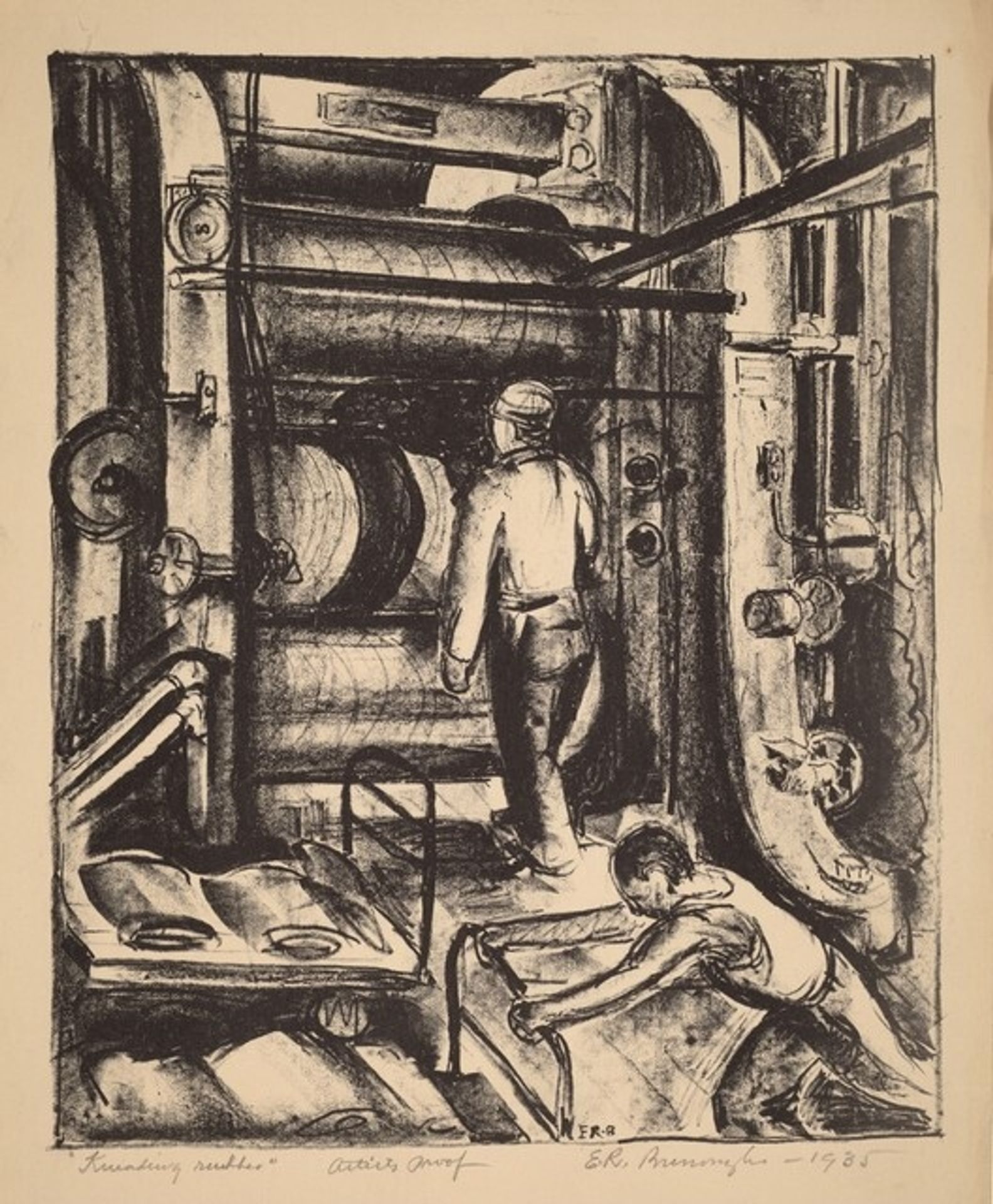 Kneading Rubber by Edward R. Burroughs