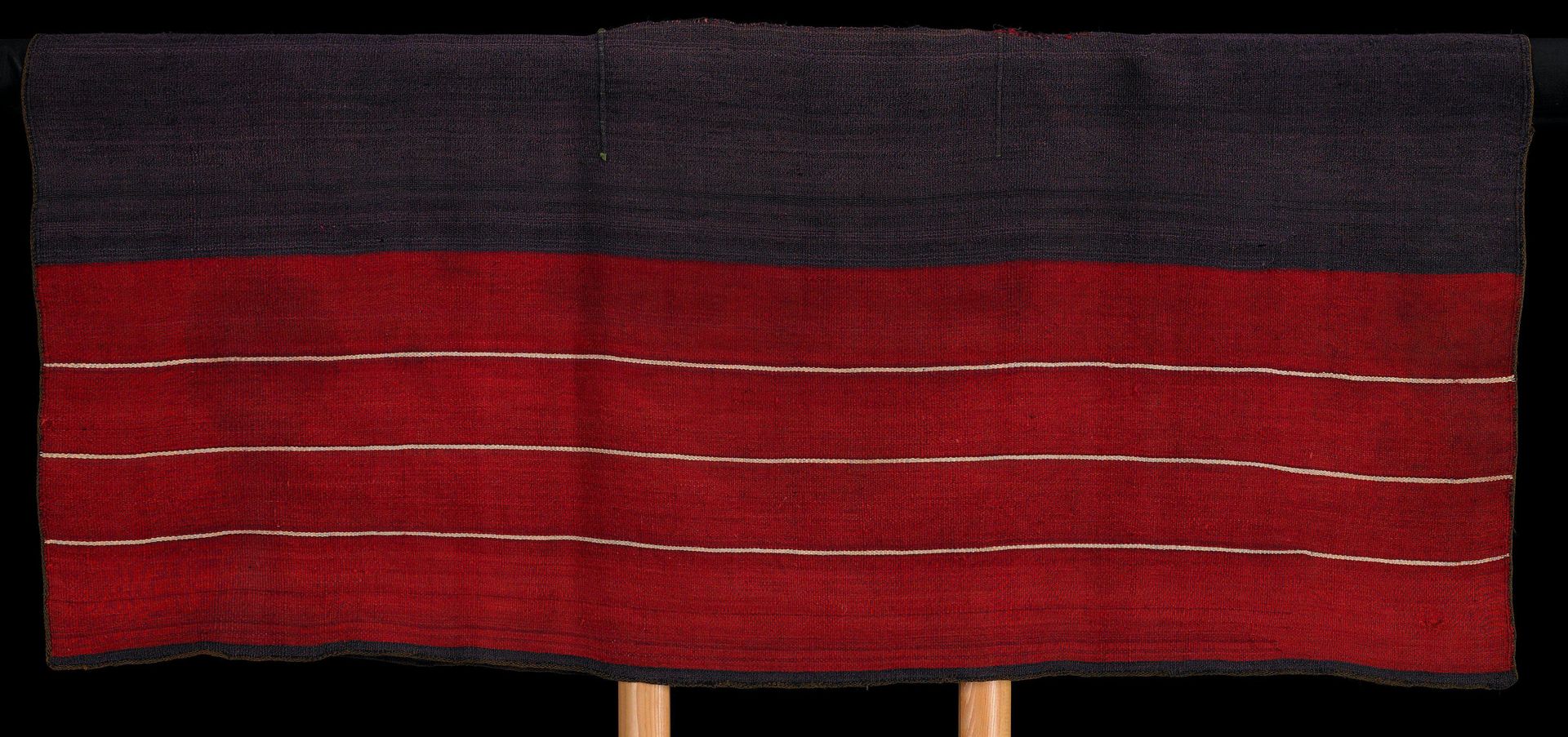 Man's ceremonial kawa ponchito by Aymara