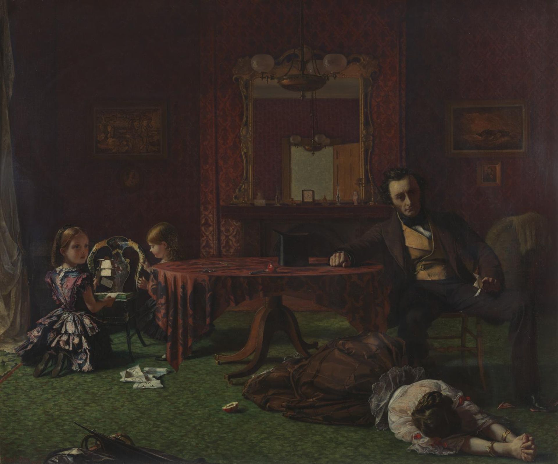 Past and Present, No. 1 by  Augustus Leopold Egg