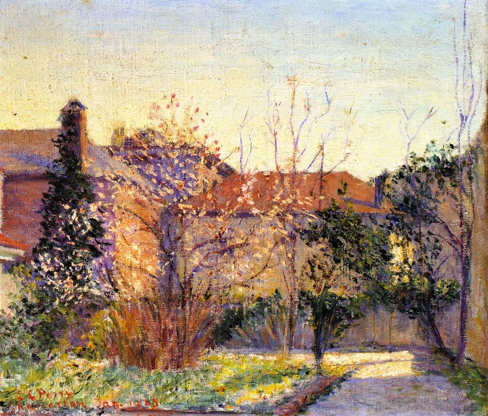 A Peach Tree by Lilla Cabot Perry