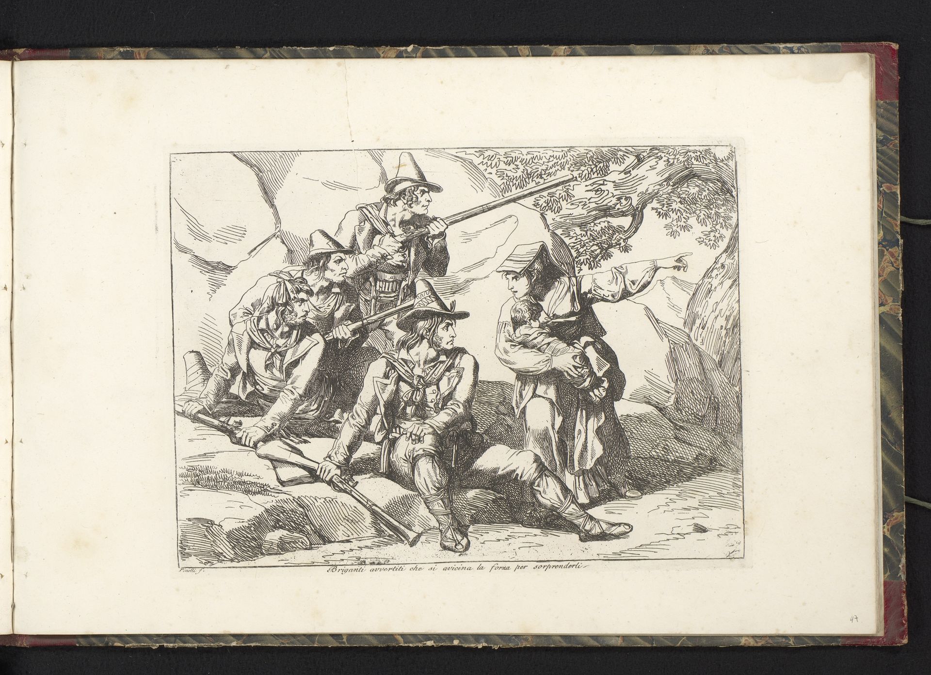 Bandieten worden gewaarschuwd by Bartolomeo Pinelli