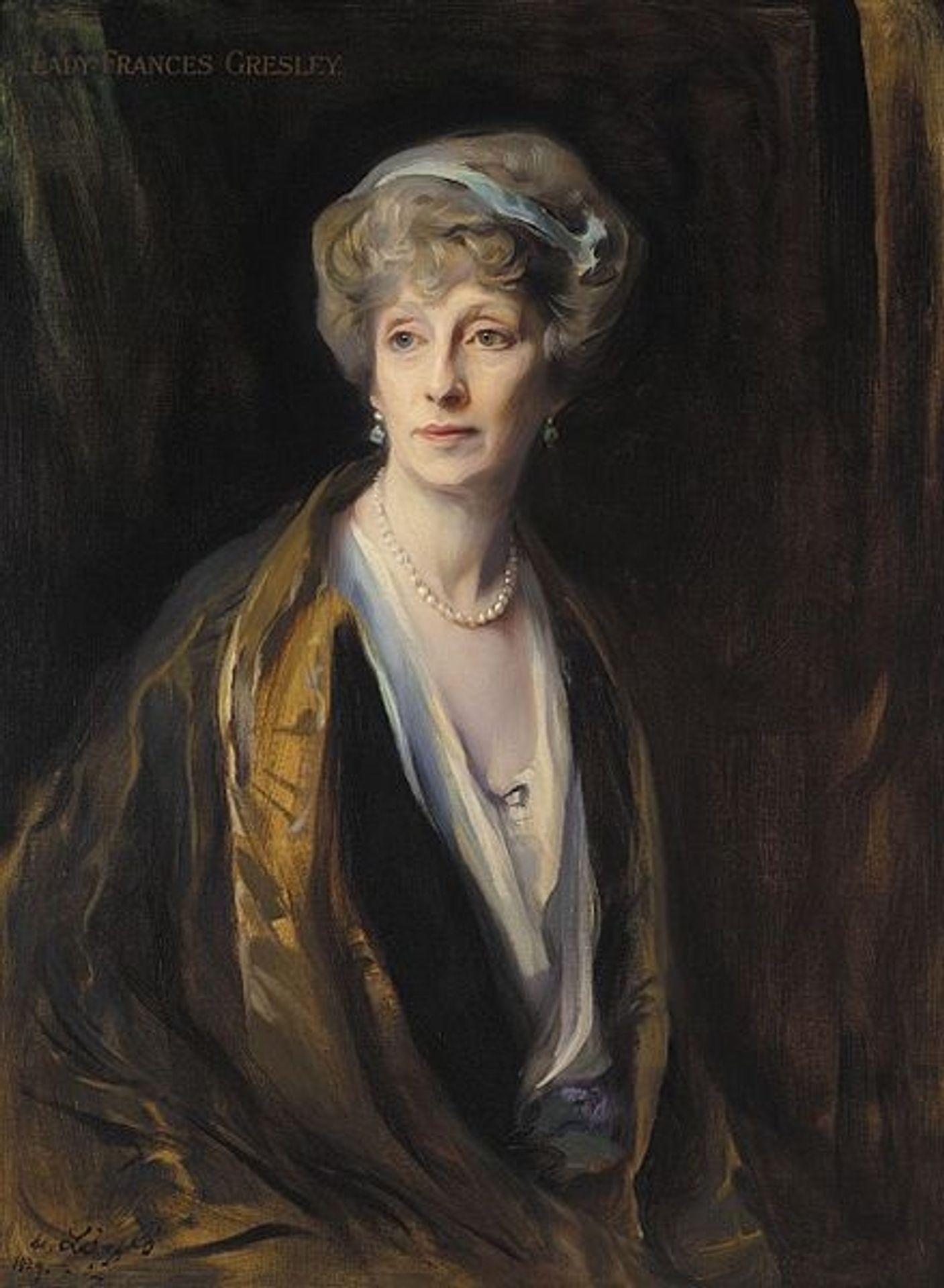 Lady Frances Gresley by Philip Alexius de László