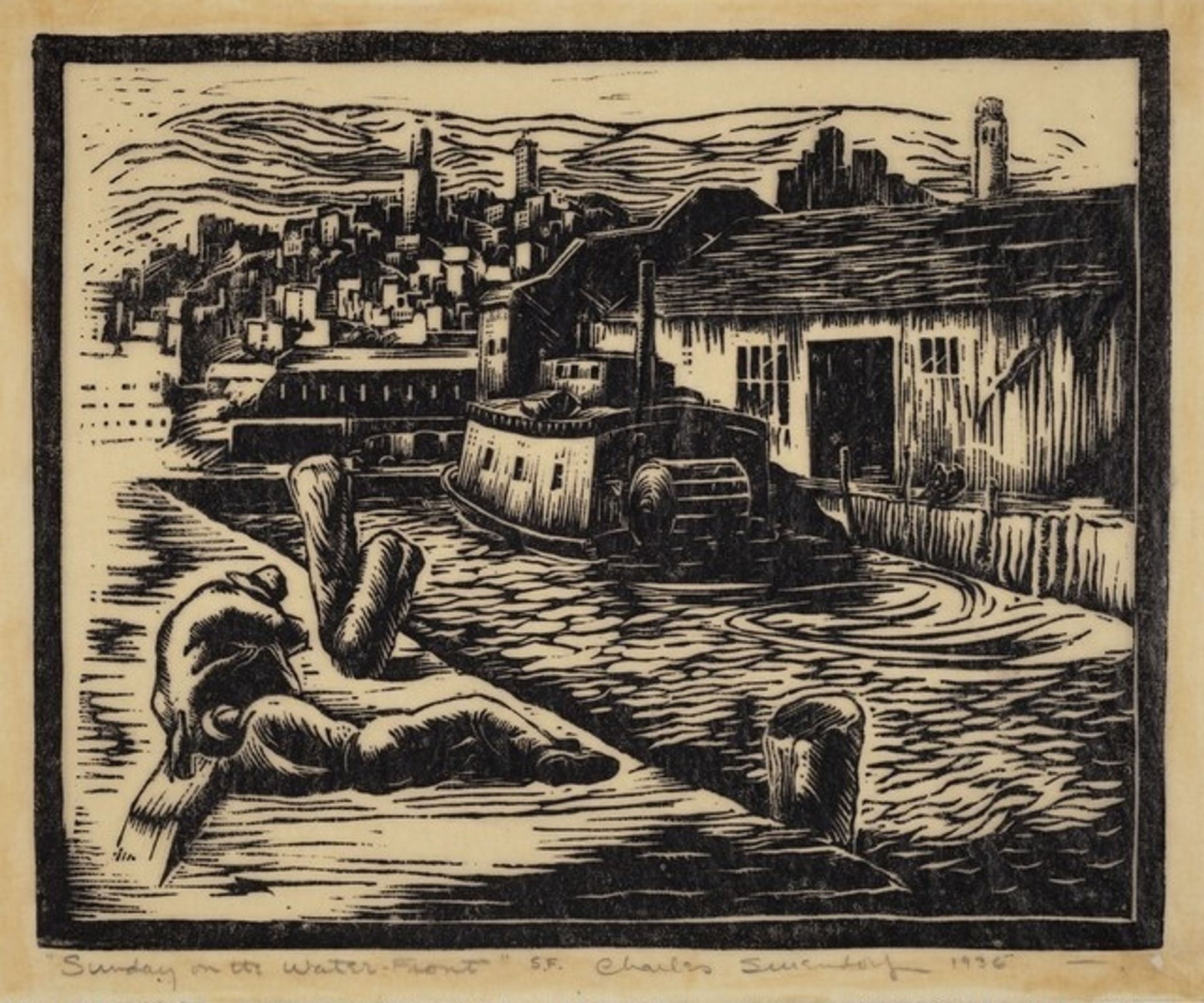 Sunday on the Waterfront by Charles Frederick Surendorf