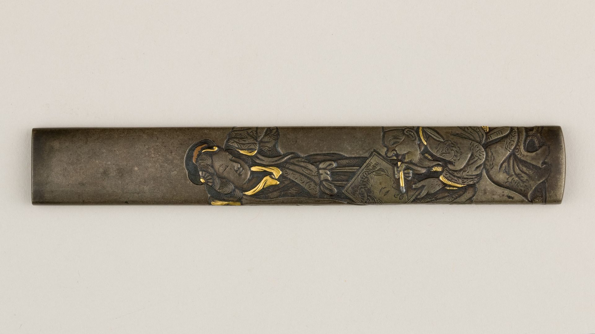 Knife Handle (Kozuka) by Hamano Haruchika