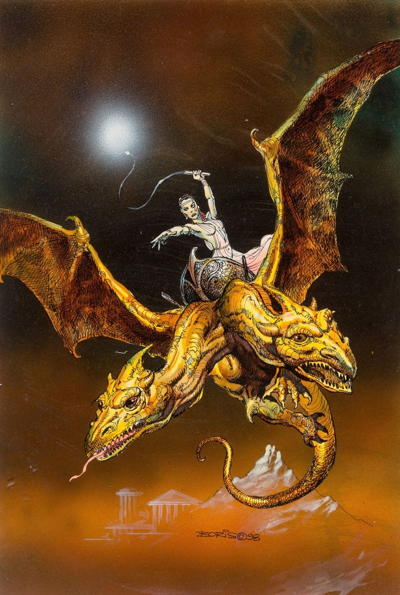 Medea’s Chariot by Boris Vallejo