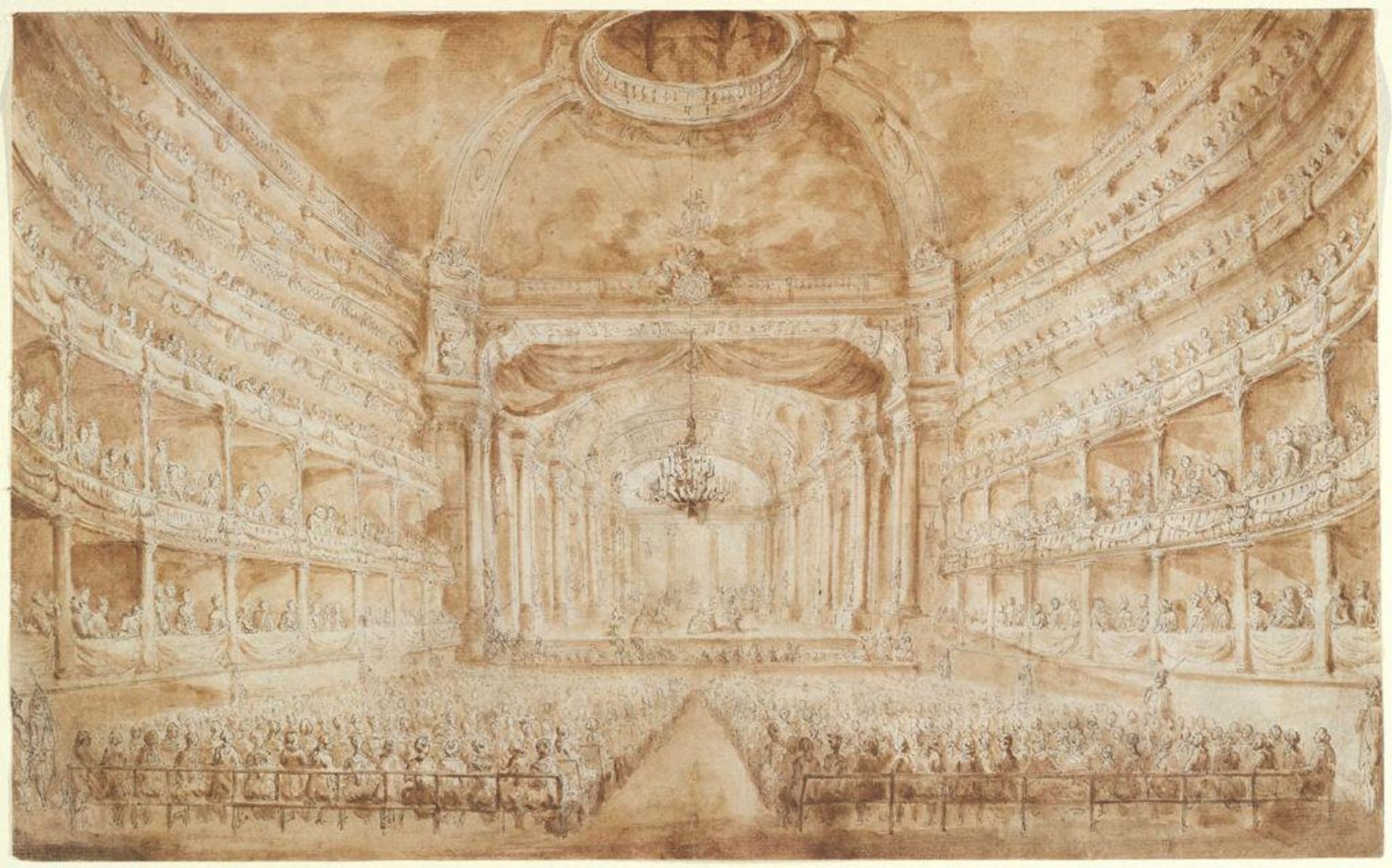 A Scene at the Opera by Jean-Michel Moreau, called Moreau le jeune