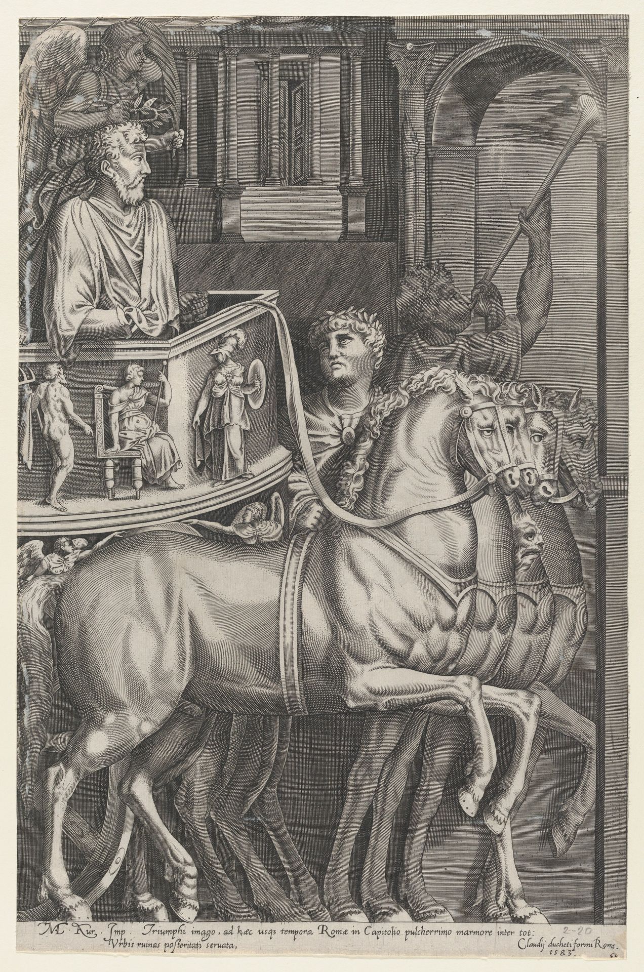 Speculum Romanae Magnificentiae: Triumph of Marcus Aurelius by Anonymous