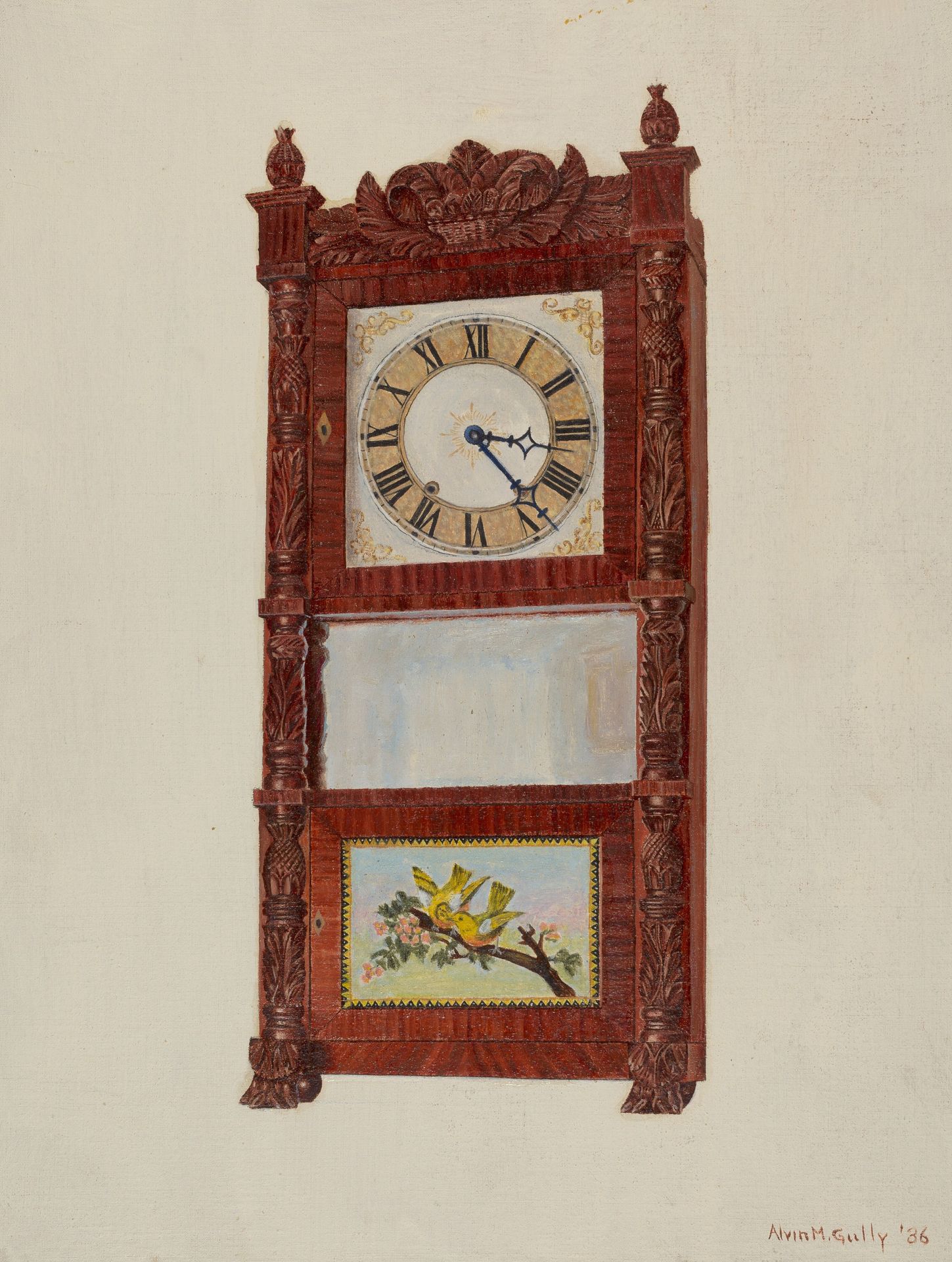 Shelf Clock by Alvin M. Gully