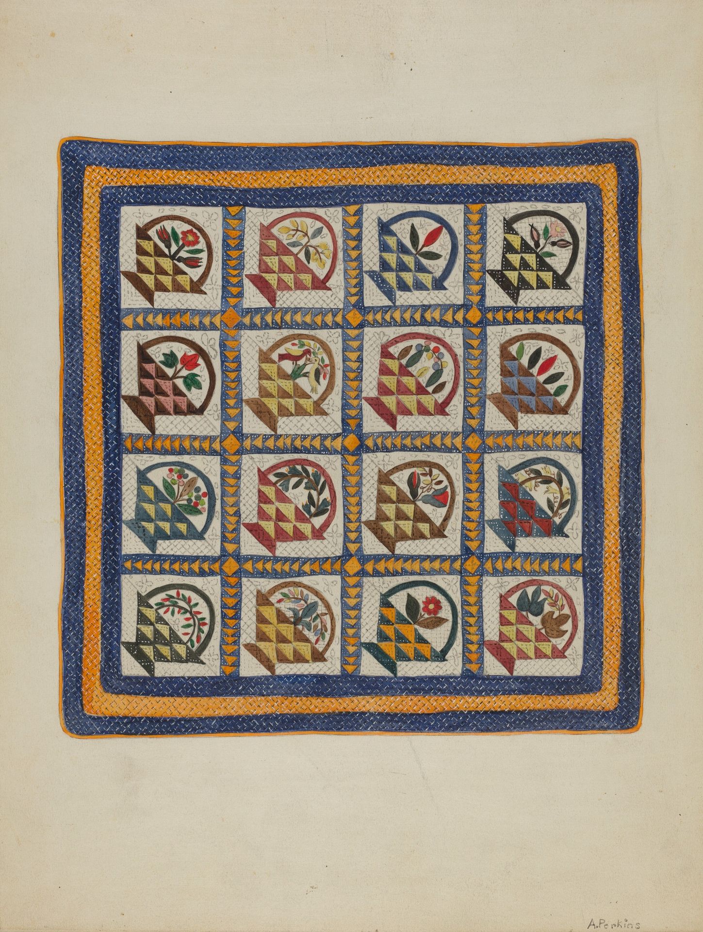 Coverlet by Arlene Perkins