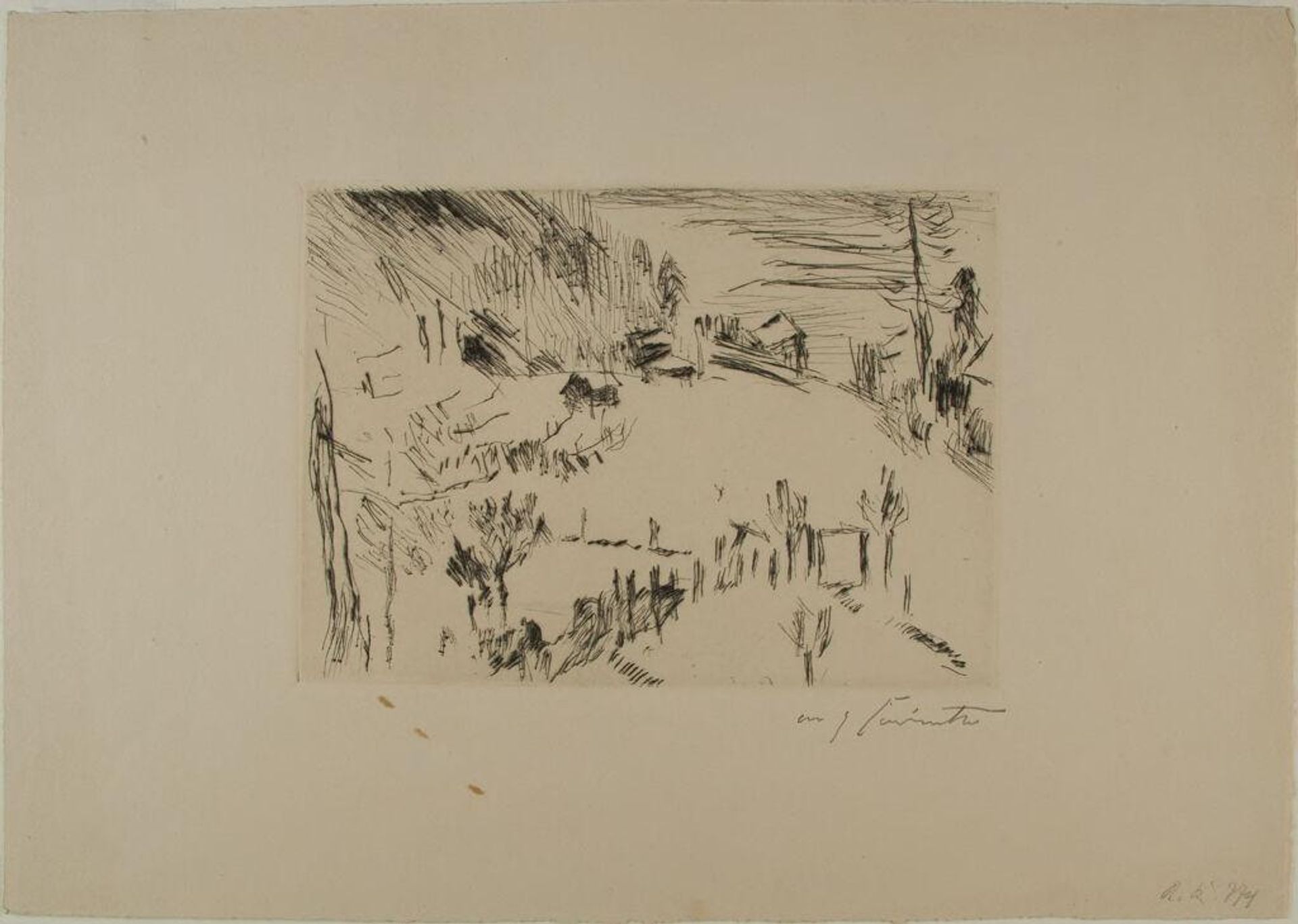 Walchensee in the Winter by Lovis Corinth