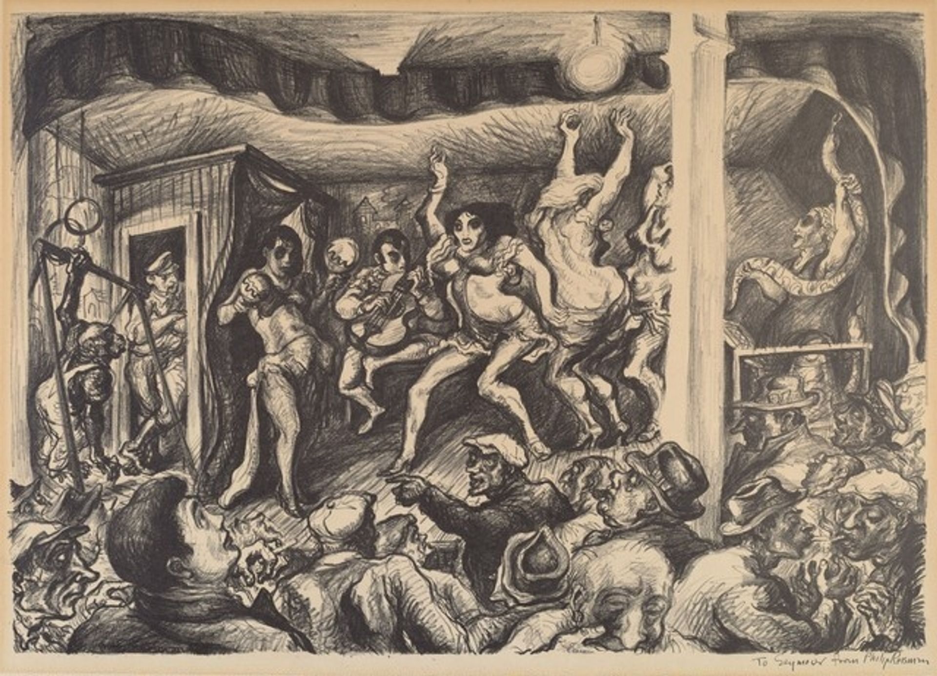 Untitled (Side Show) by Philip Reisman