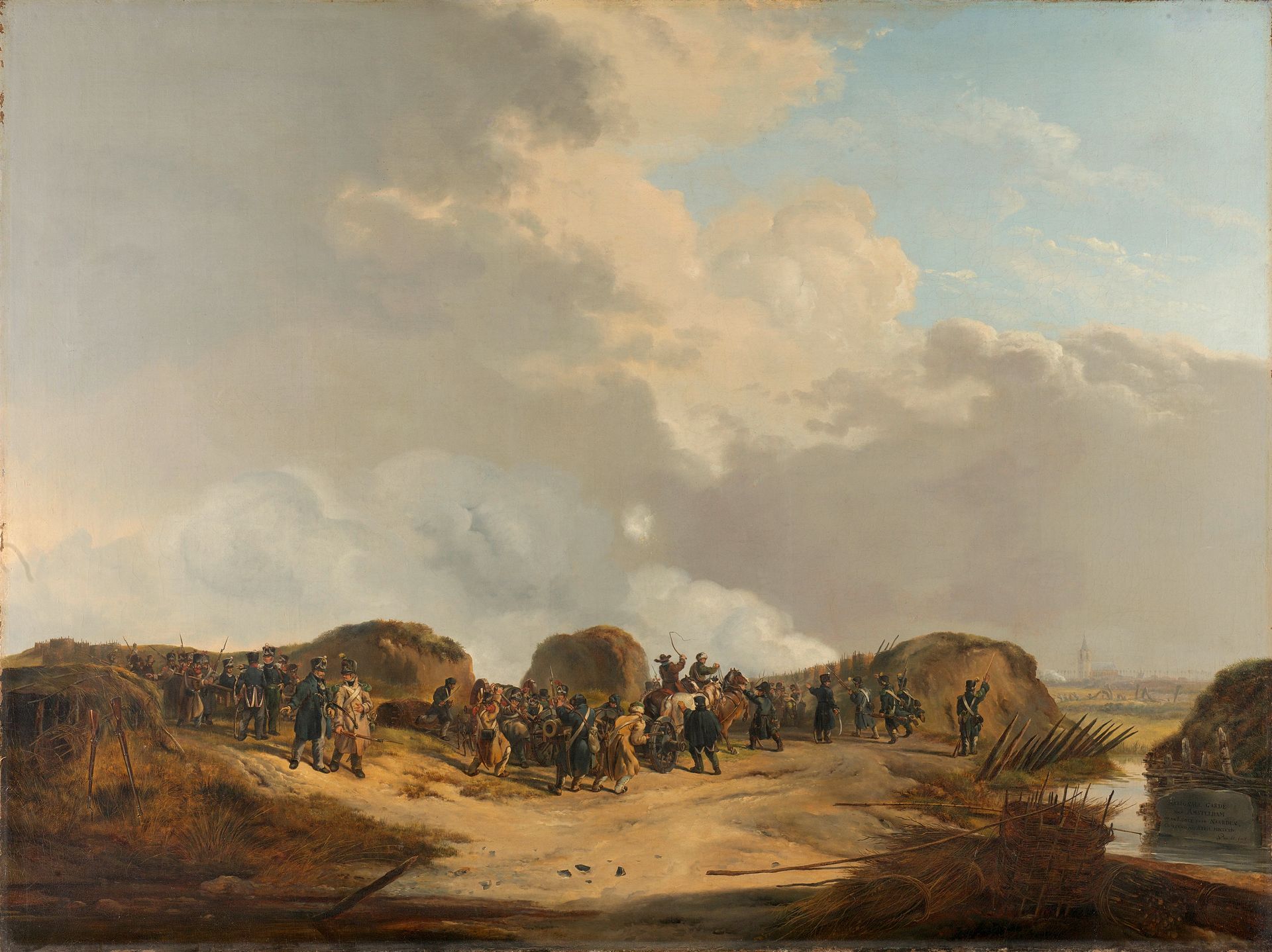 The Demilune constructed at the Siege of Naarden, April 1814 by Pieter Gerardus van Os
