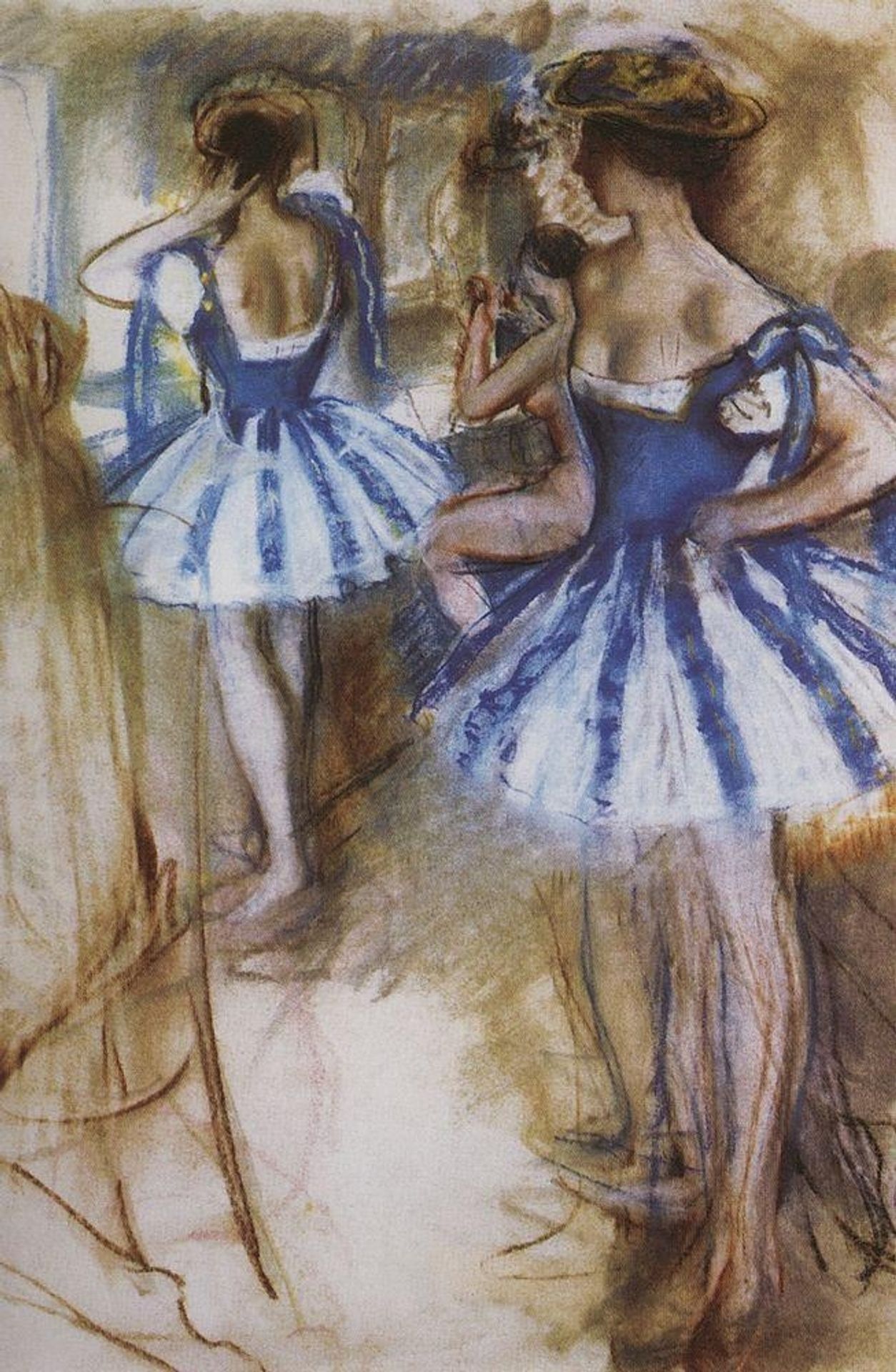 Two dancers by Zinaida Serebriakova