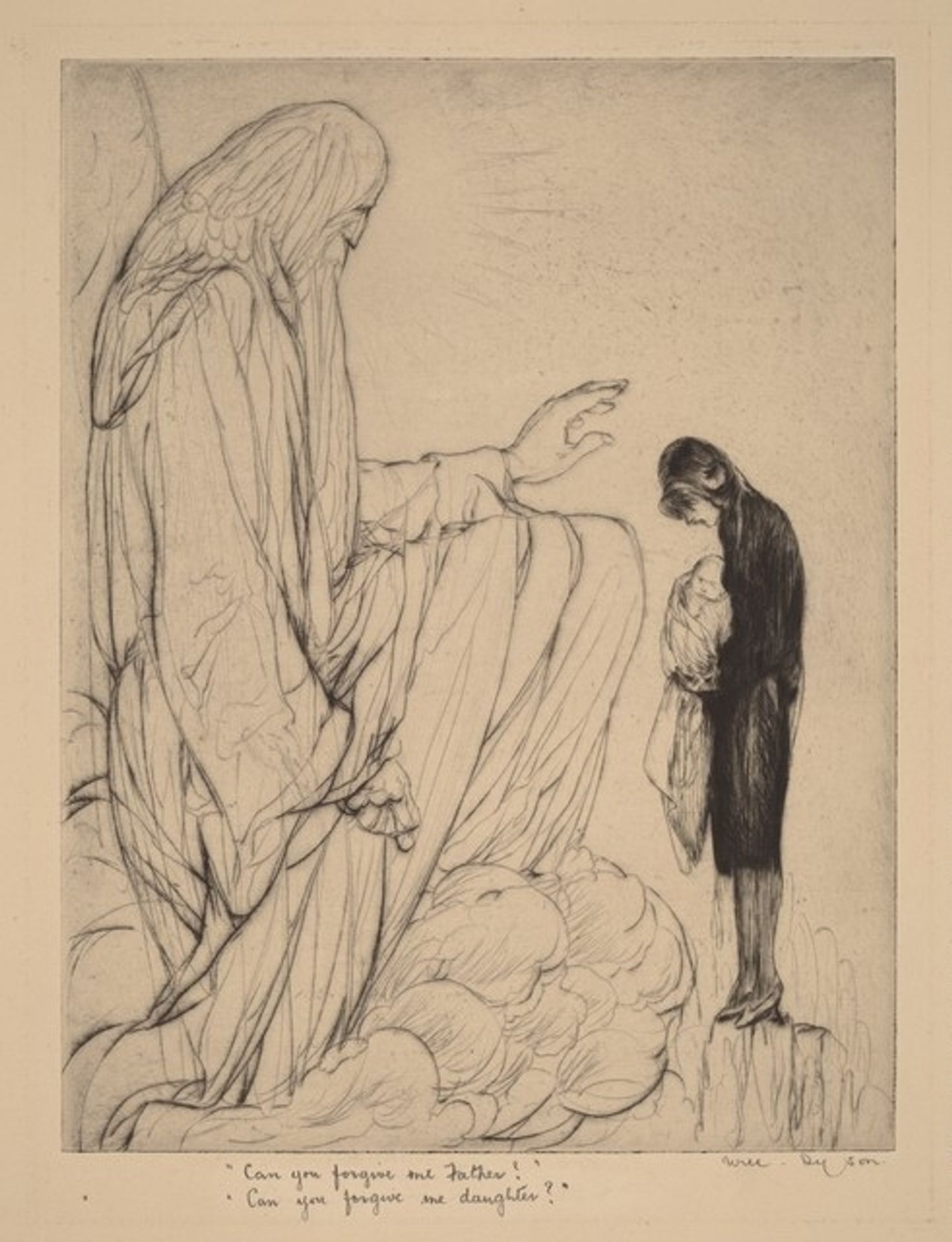 "Can you forgive me Father?" - "Can you forgive me daughter?" by Will Dyson