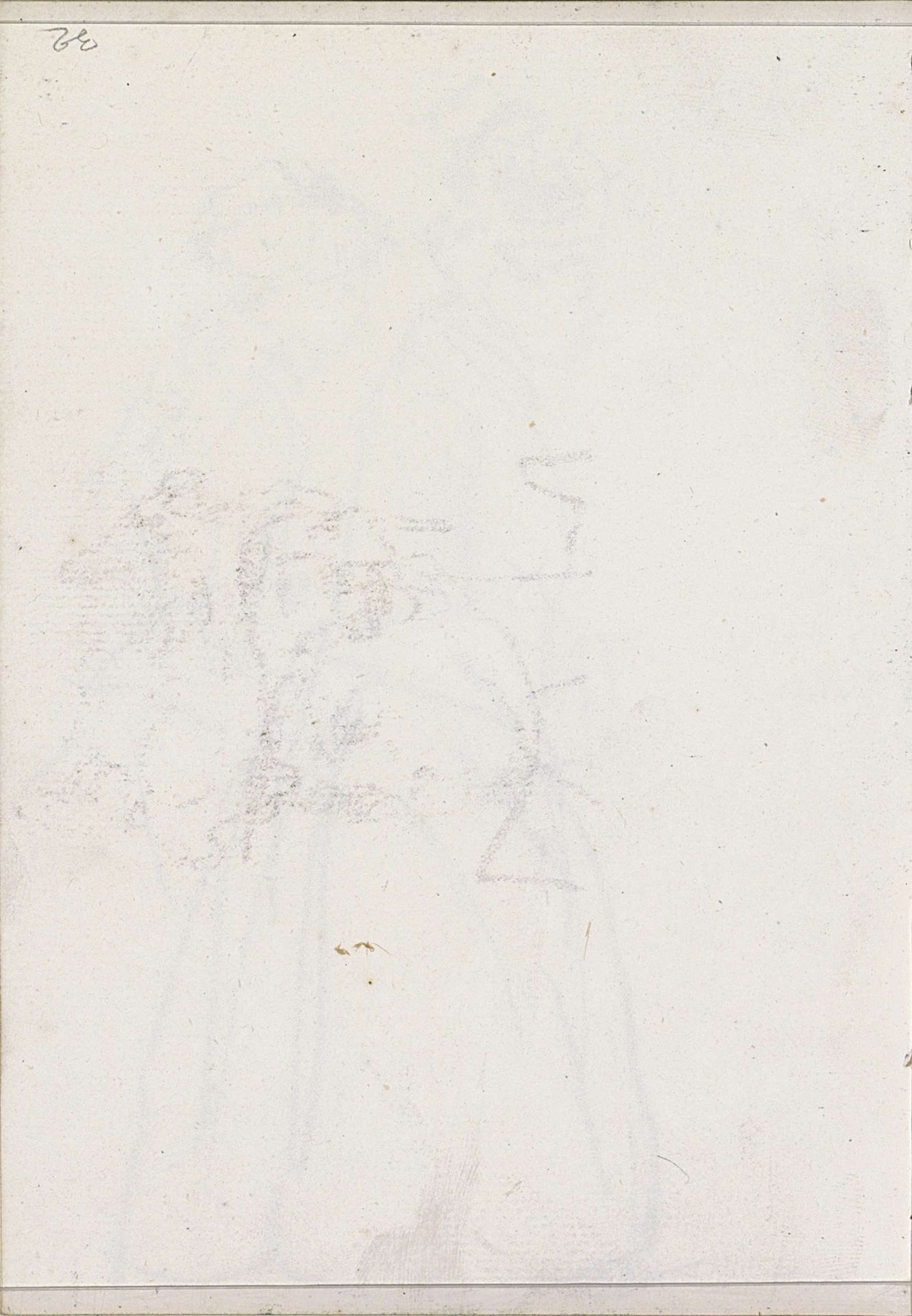 Abklatsch van de krijttekening op blad 12 recto by Isaac Israels