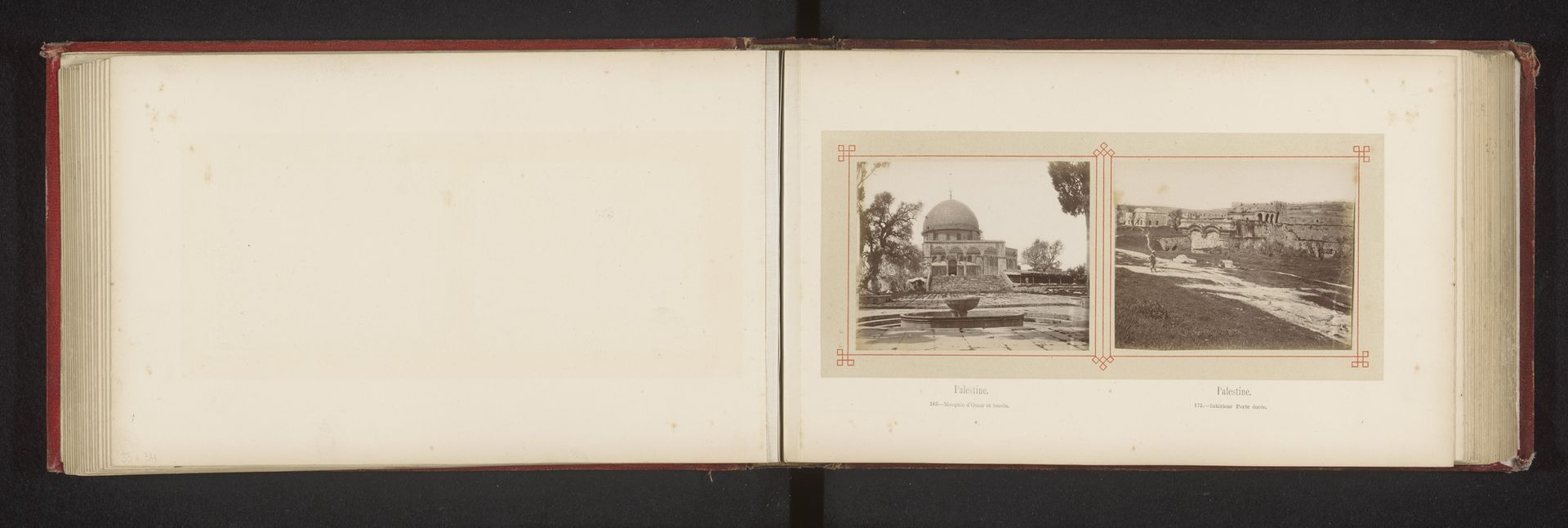 De Gouden Poort, van binnenuit gezien by Félix Bonfils