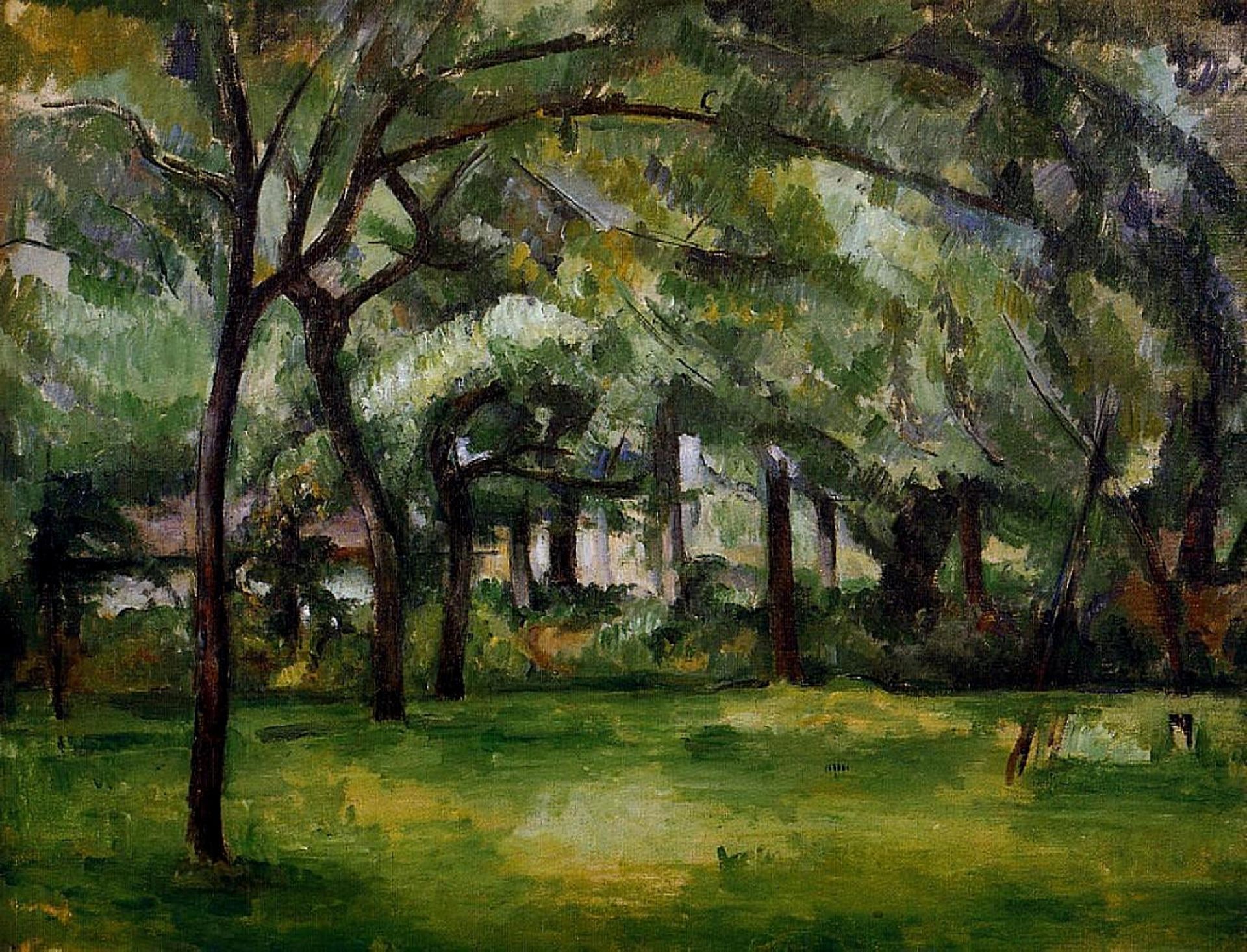 Farm in Normandy. Summer by Paul Cézanne
