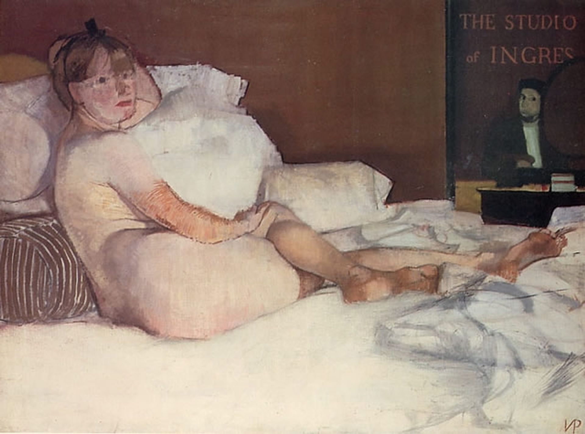 The Studio of Ingres by Victor Pasmore