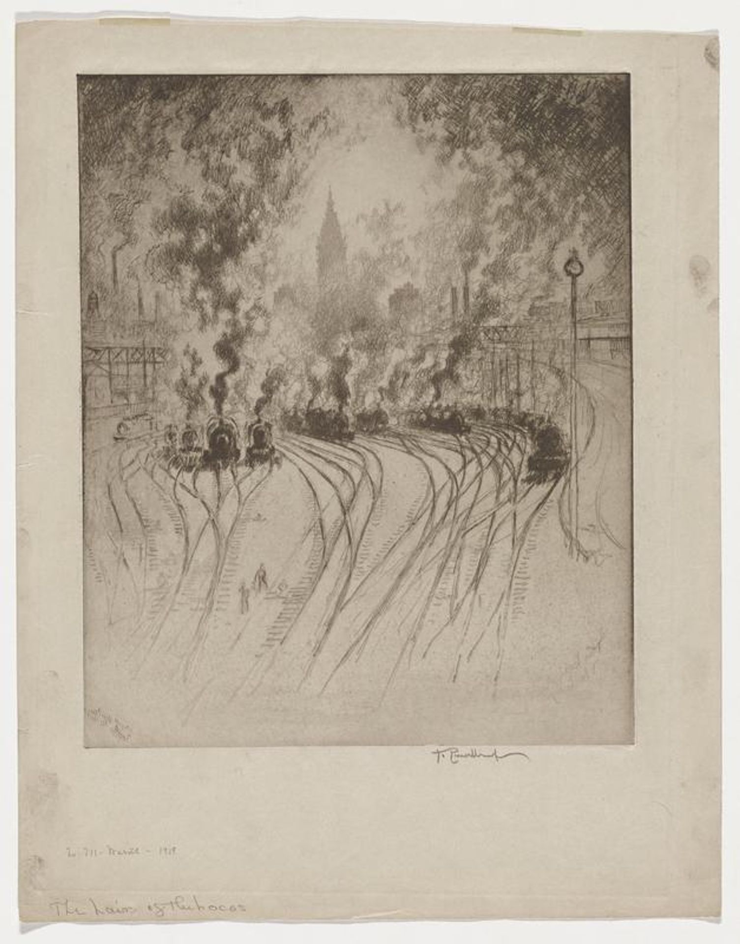 The Lair of the Locos by Joseph Pennell