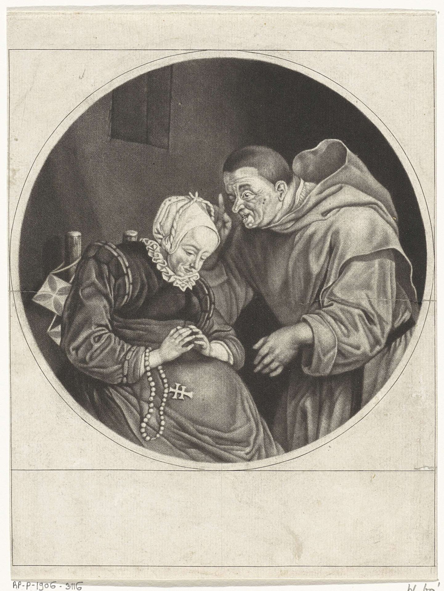 Biecht by Cornelis Dusart