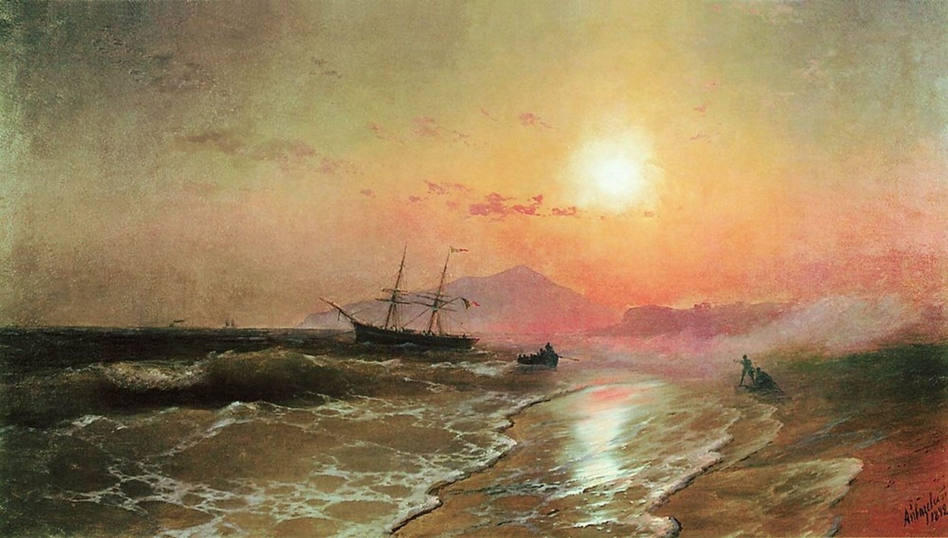 Island of Ischia by Ivan Konstantinovich Aivazovsky