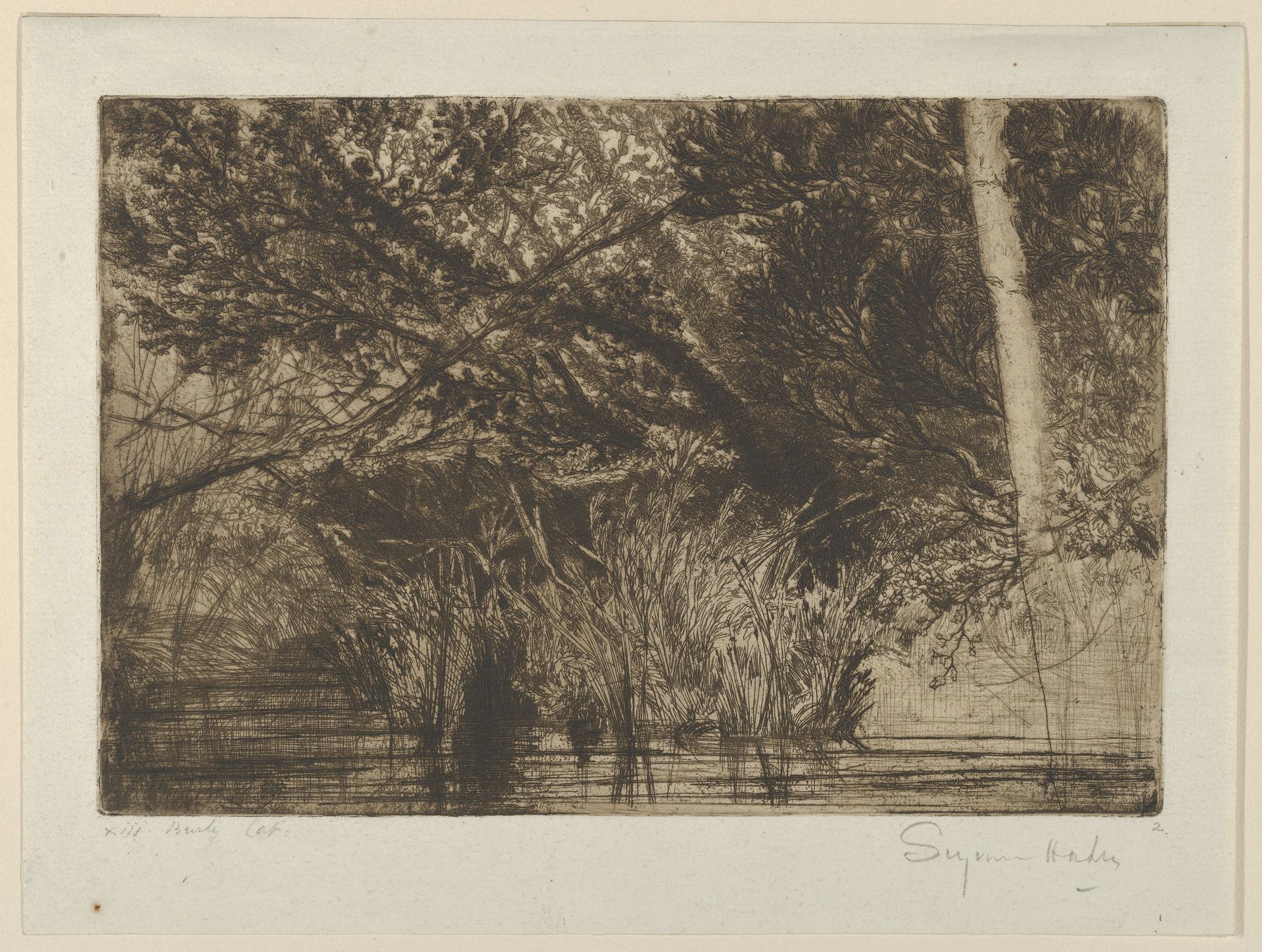 The Mouth of a Brook, No. 1 by Sir Francis Seymour Haden