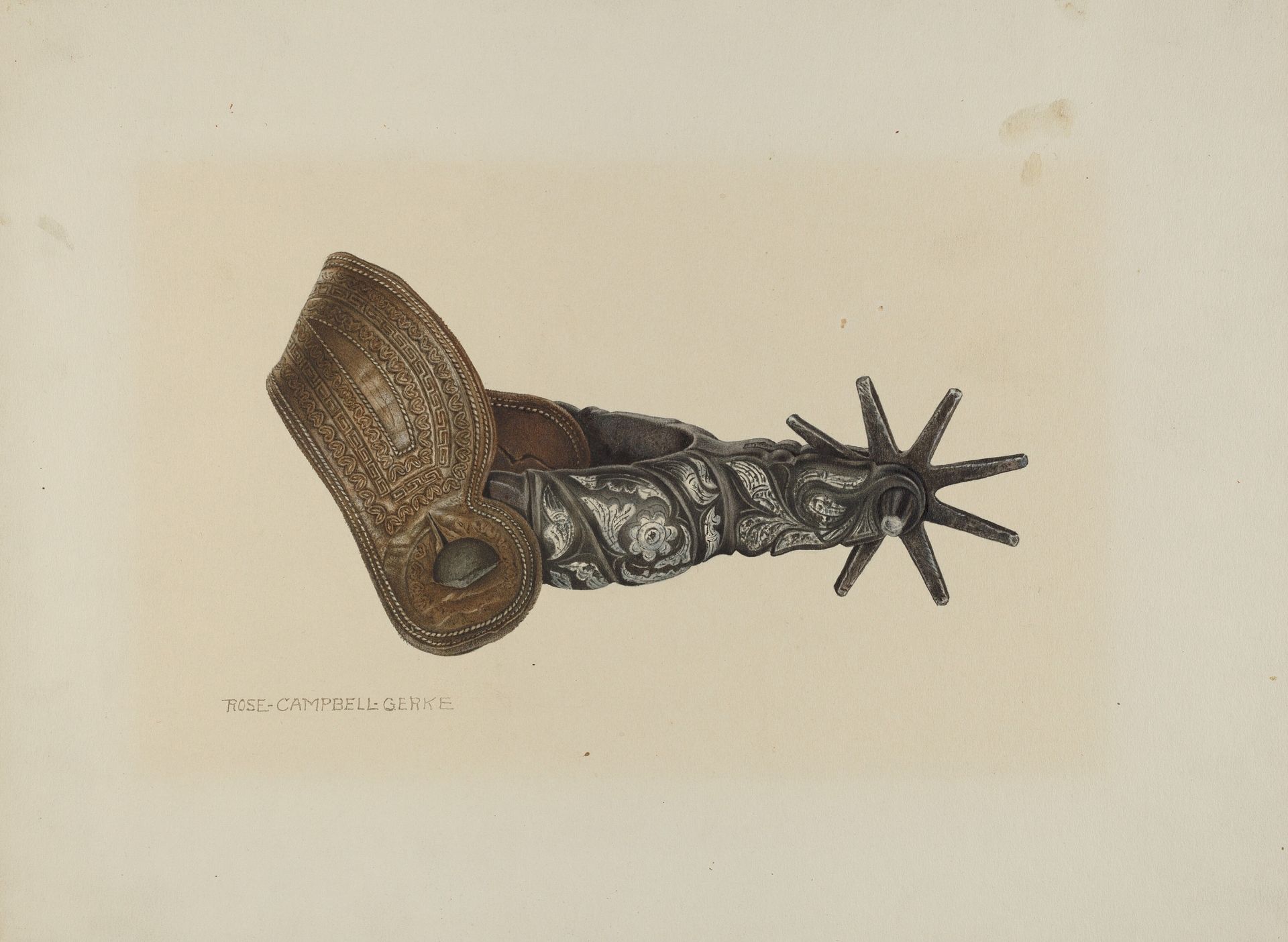 Inlaid Spur by Rose Campbell-Gerke