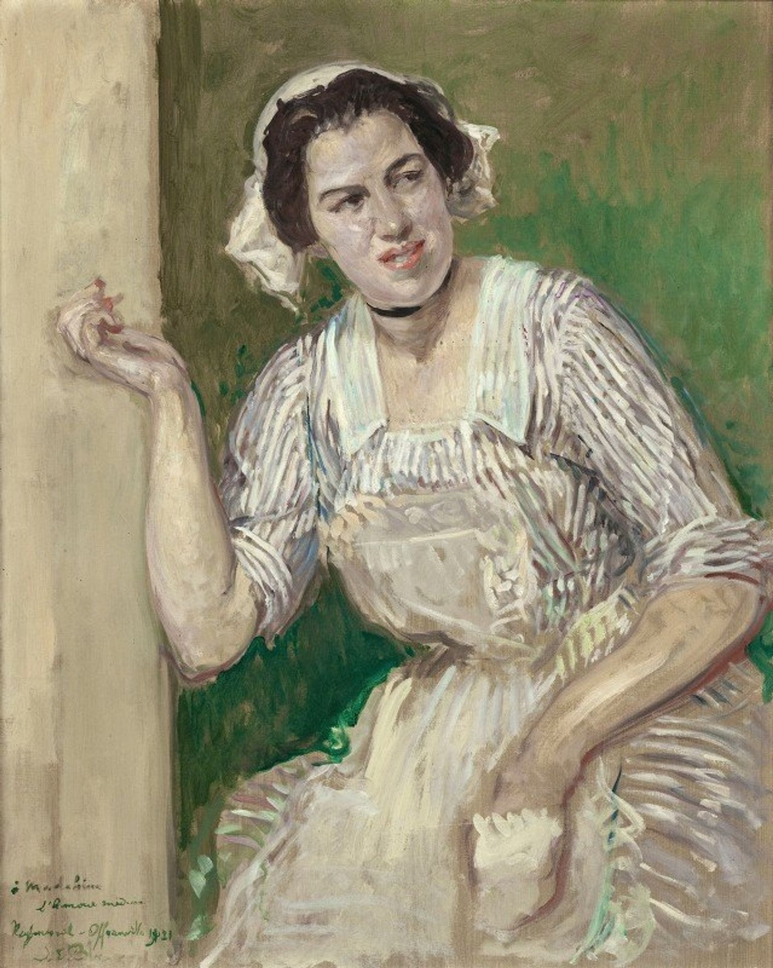 Portrait de Madeleine Pissard en Roxane by Jacques-Émile Blanche