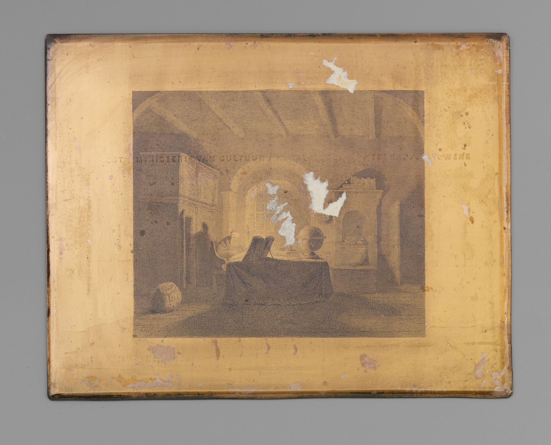 Geleerde aan tafel by Johann Wilhelm (I) Kaiser