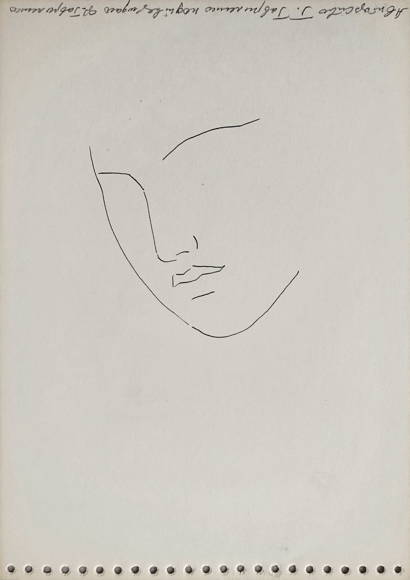 Female image. Sketch by Hryhorii Havrylenko