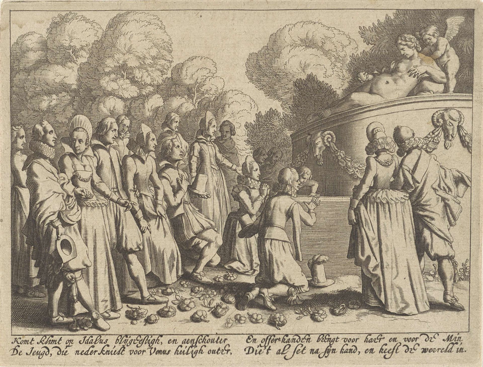 Aanbidding van Venus by Pieter Serwouters