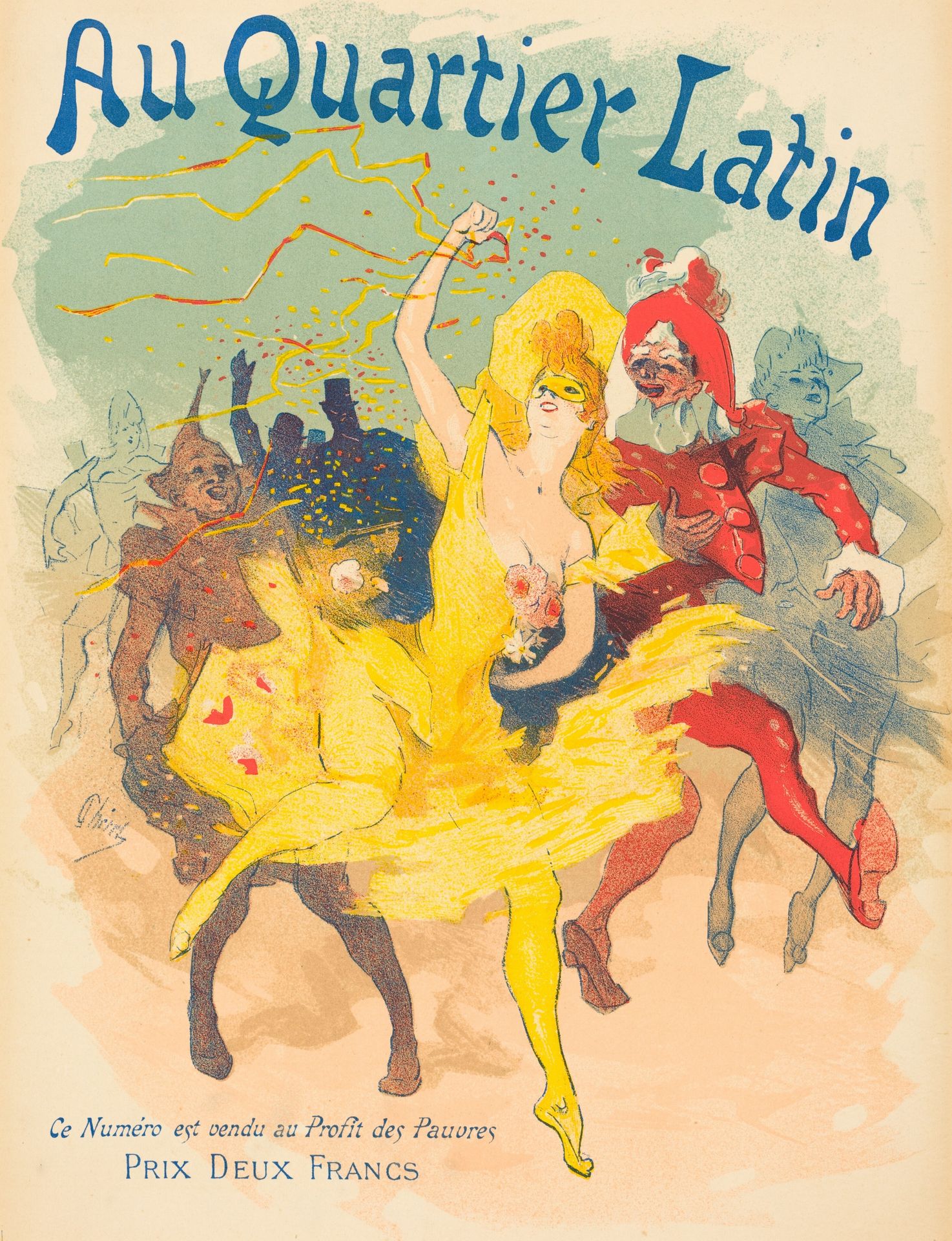 Au Quartier Latin by Jules Chéret