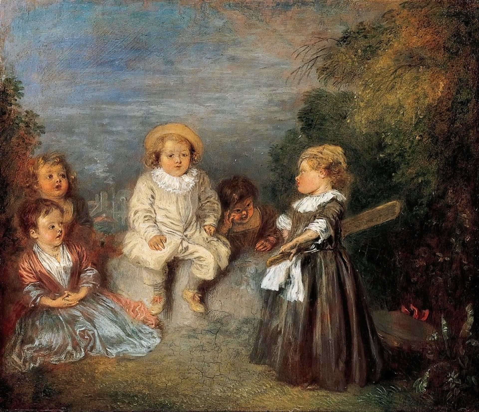 Heureux age! Age d’or by Jean-Antoine Watteau