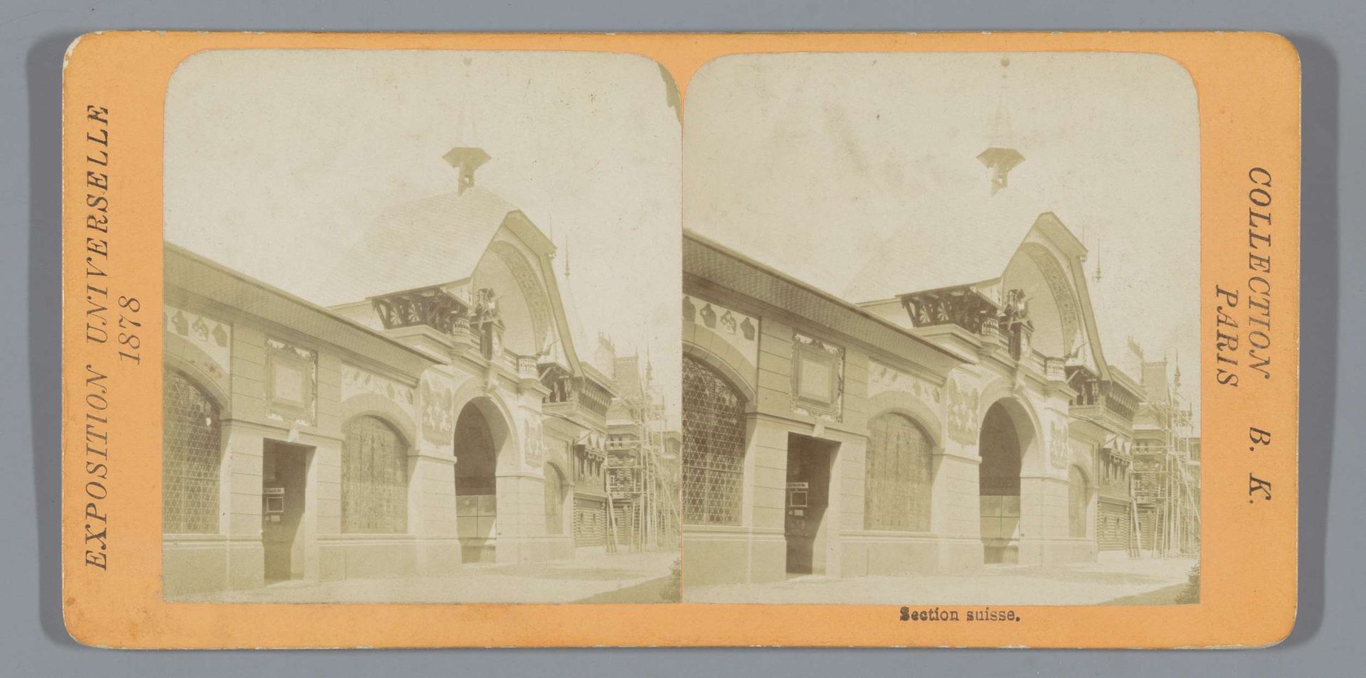 Zwitserse paviljoen op de Wereldtentoonstelling van 1878 by Adolphe Block
