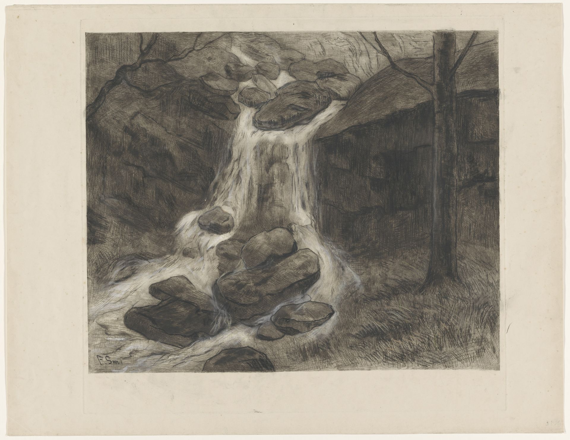Waterval by Frans Smissaert