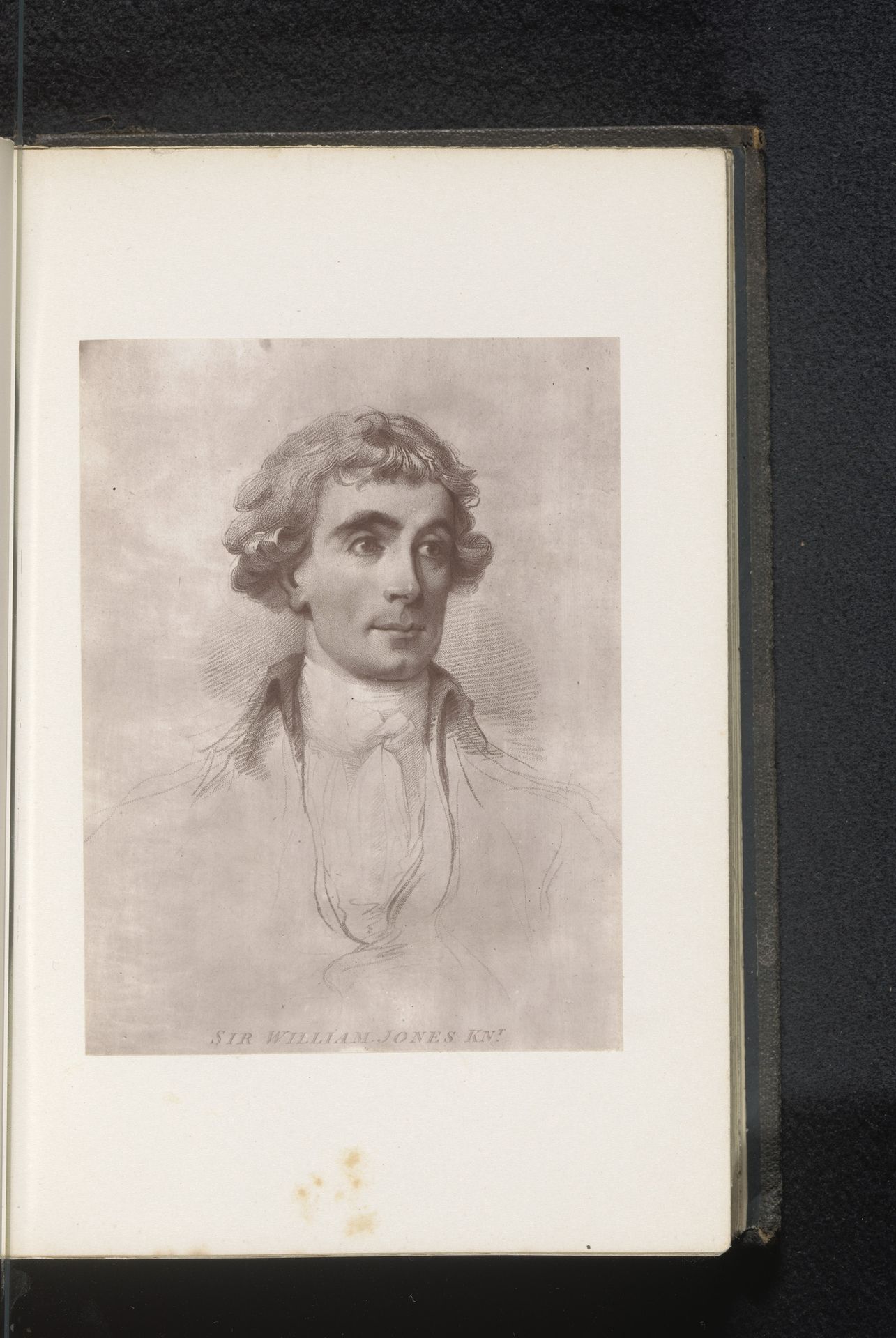 Fotoreproductie van een tekening, voorstellende een portret van William Jones by Anonymous