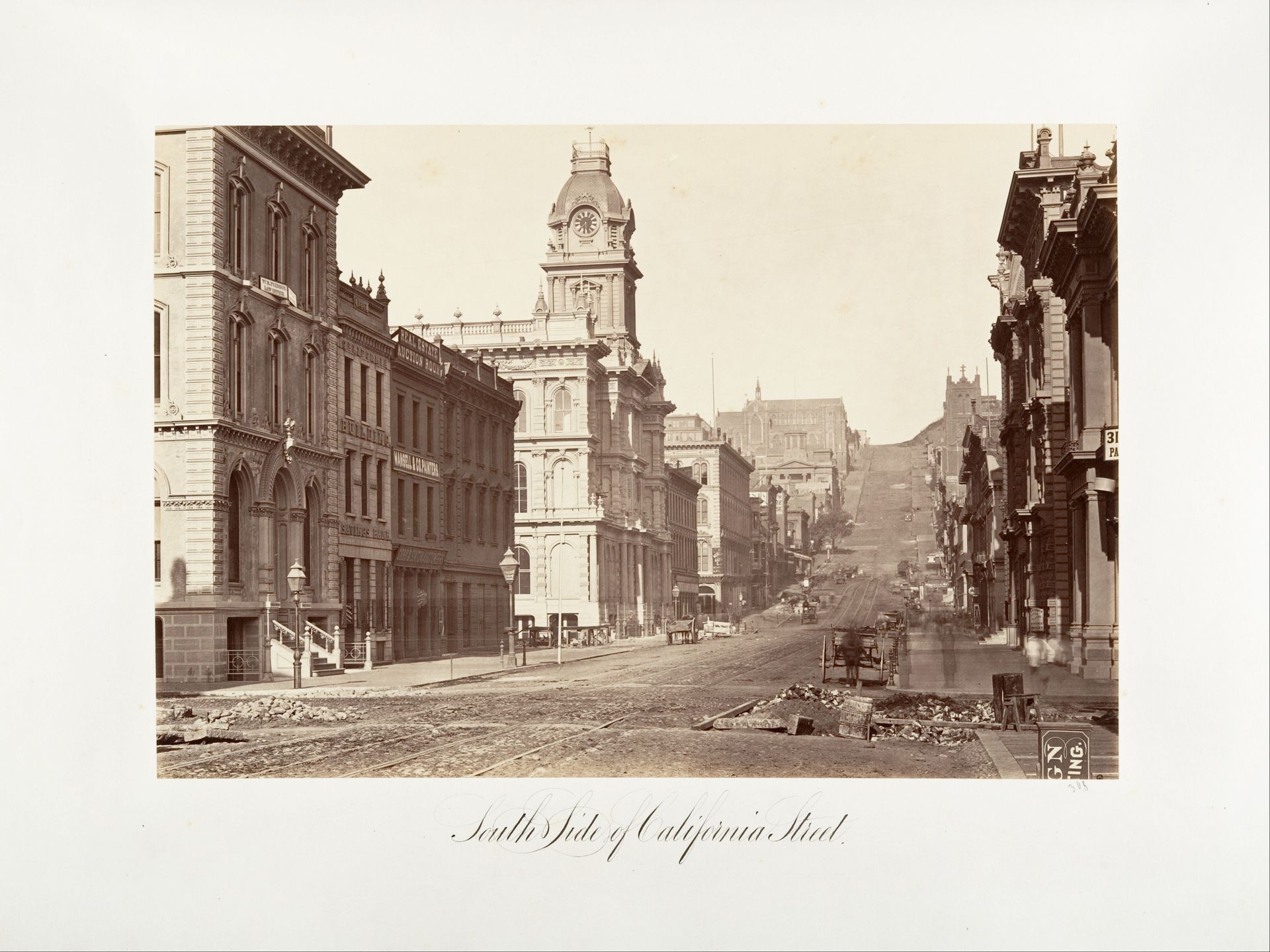 South Side of California Street by Carleton E. Watkins