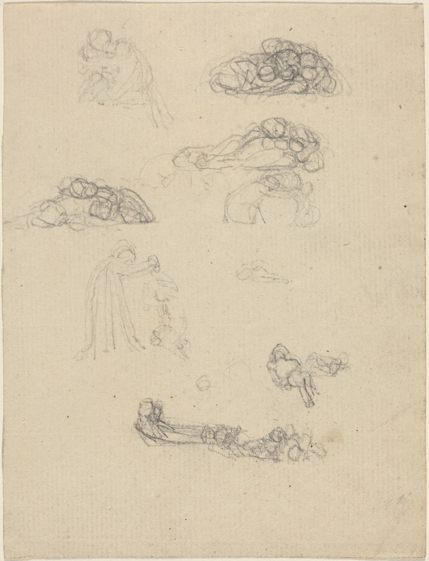 Sheet of Studies by John Flaxman