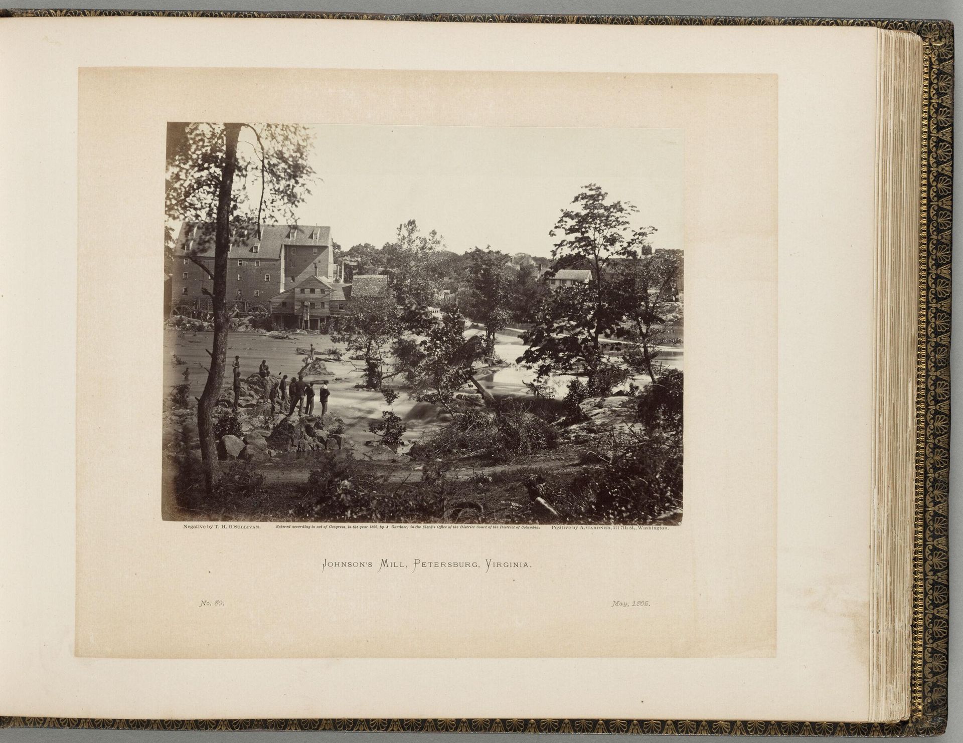 Johnson's Mill, Petersburg, Virginia by Timothy H. O'Sullivan
