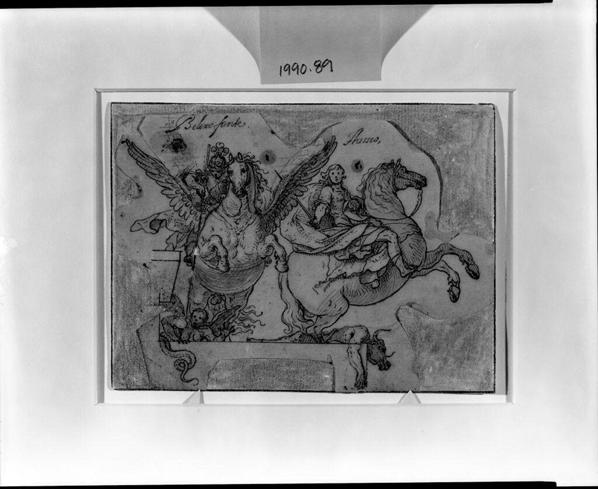 Theseus and Bellerophon by Anonymous