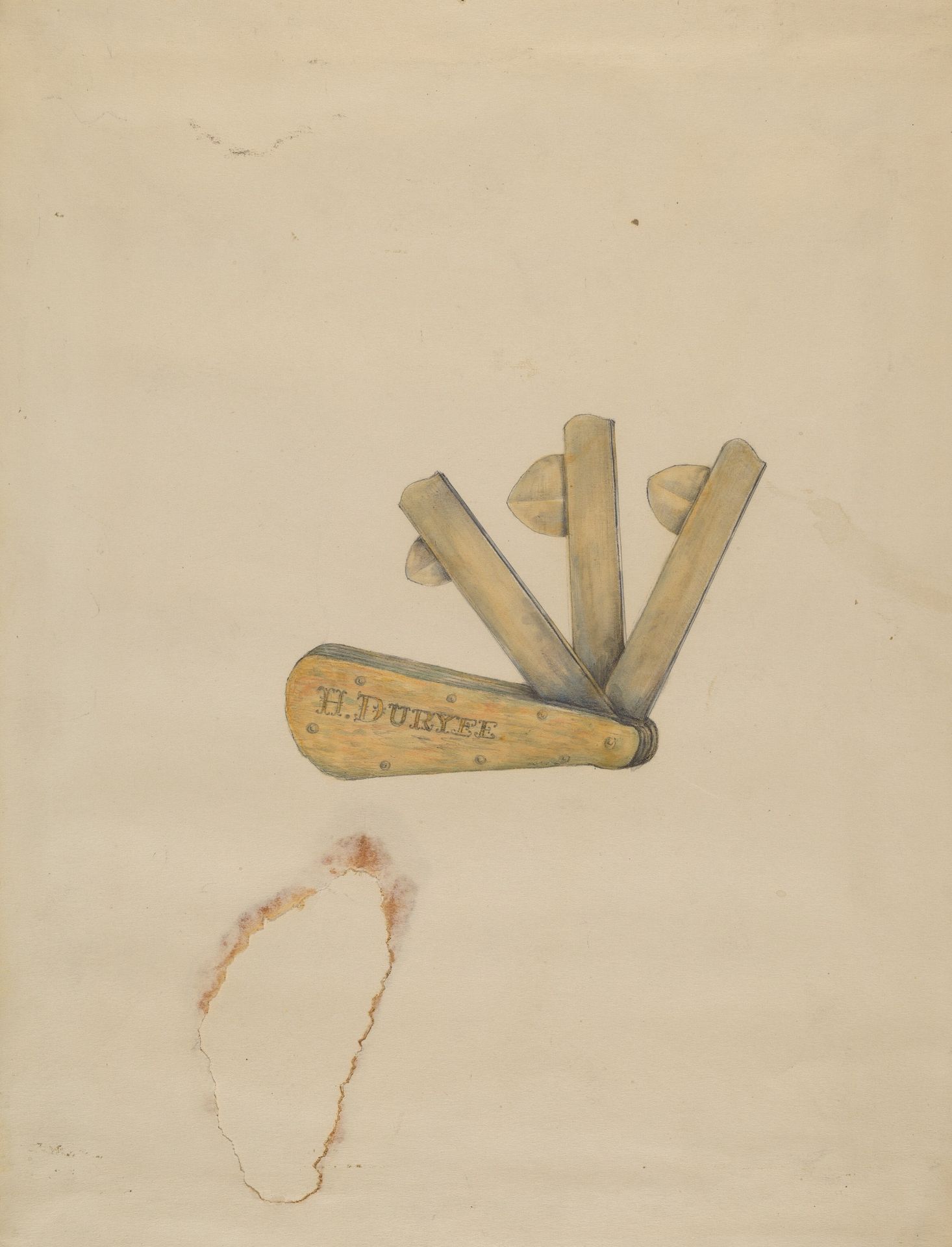 Stock Lance Knife by Henry Meyers