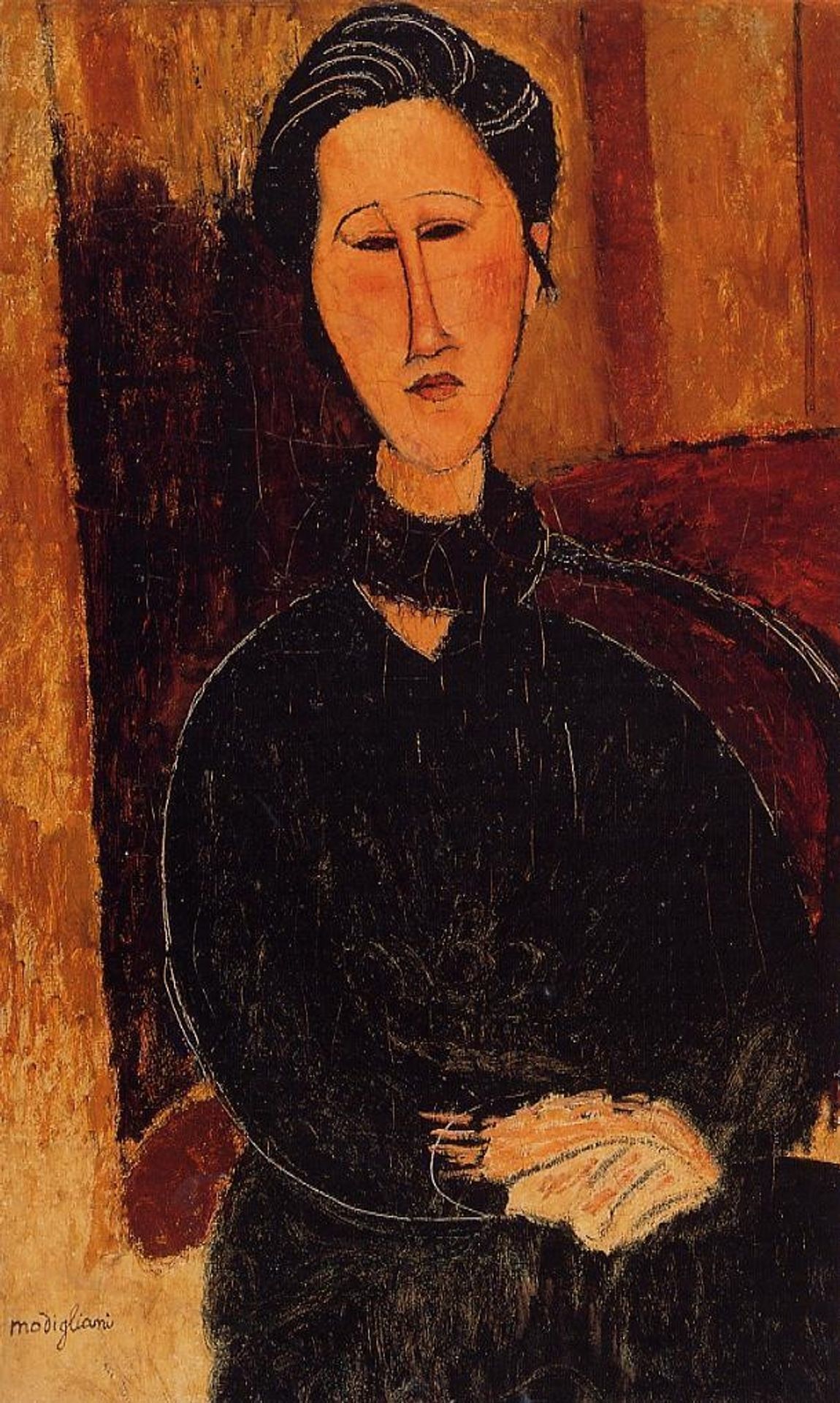 Anna (Hanka) Zabrowska by Amedeo Modigliani