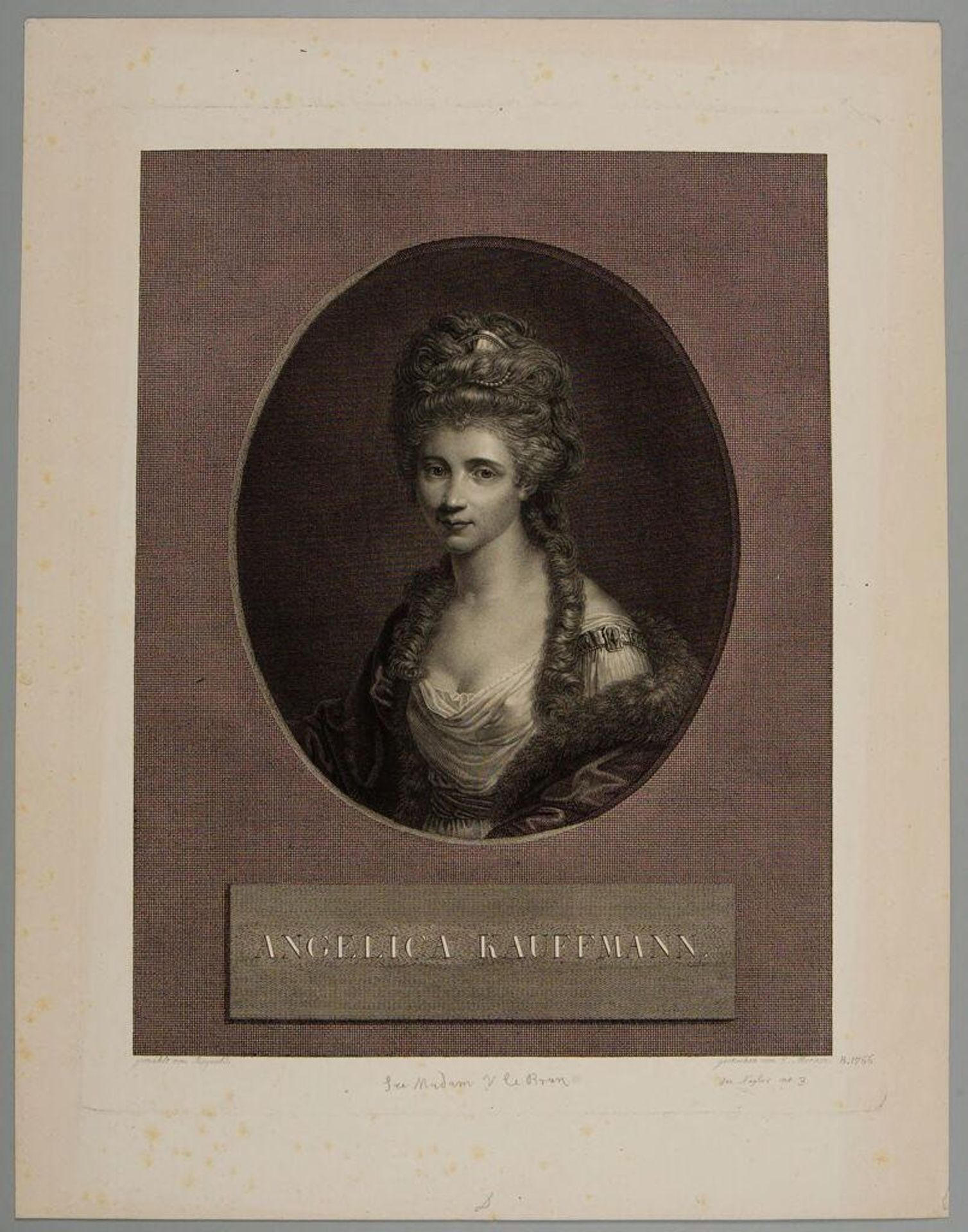 Angelica Kaufmann by Ernst Morace